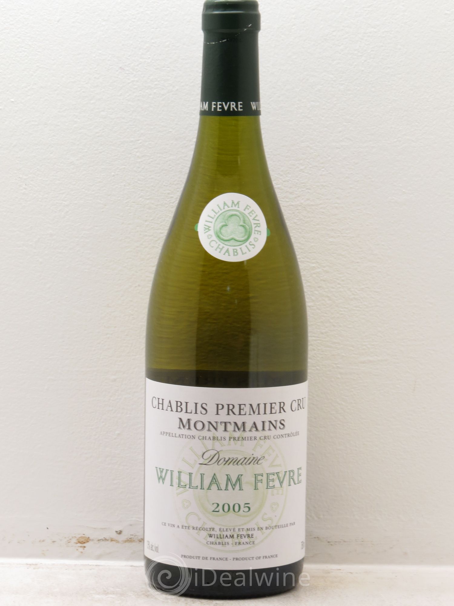 Chablis 1er Cru Montmains William Fèvre (sans prix de réserve) 2005 - Lot de 1 bouteille - 0