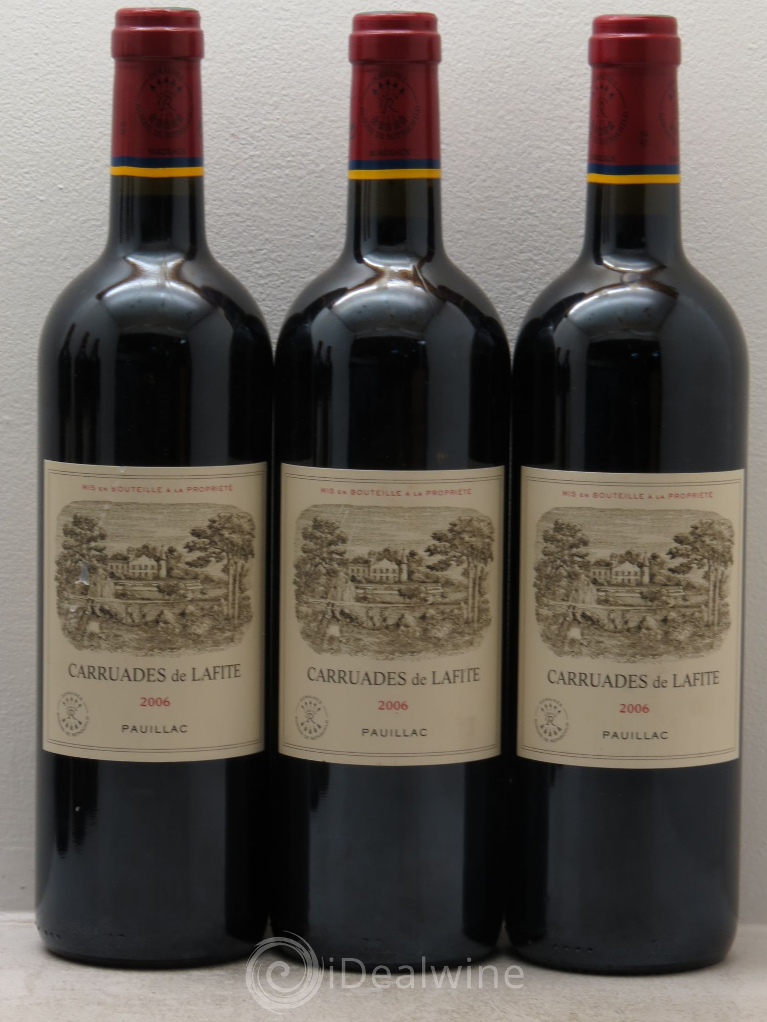 Carruades de Lafite Rothschild Second Vin (sans prix de réserve) 2006 - Lot de 6 bouteilles - 1