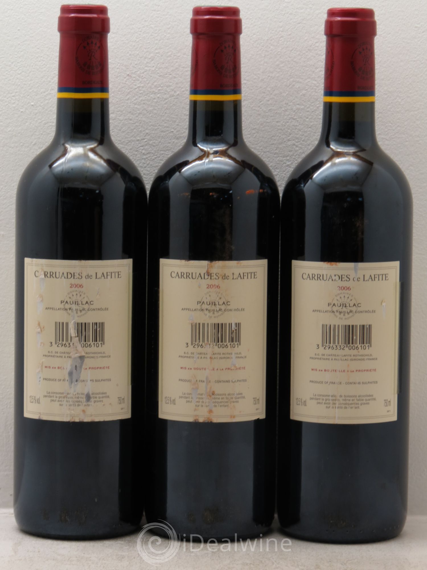 Carruades de Lafite Rothschild Second Vin (sans prix de réserve) 2006 - Lot de 6 bouteilles - 4