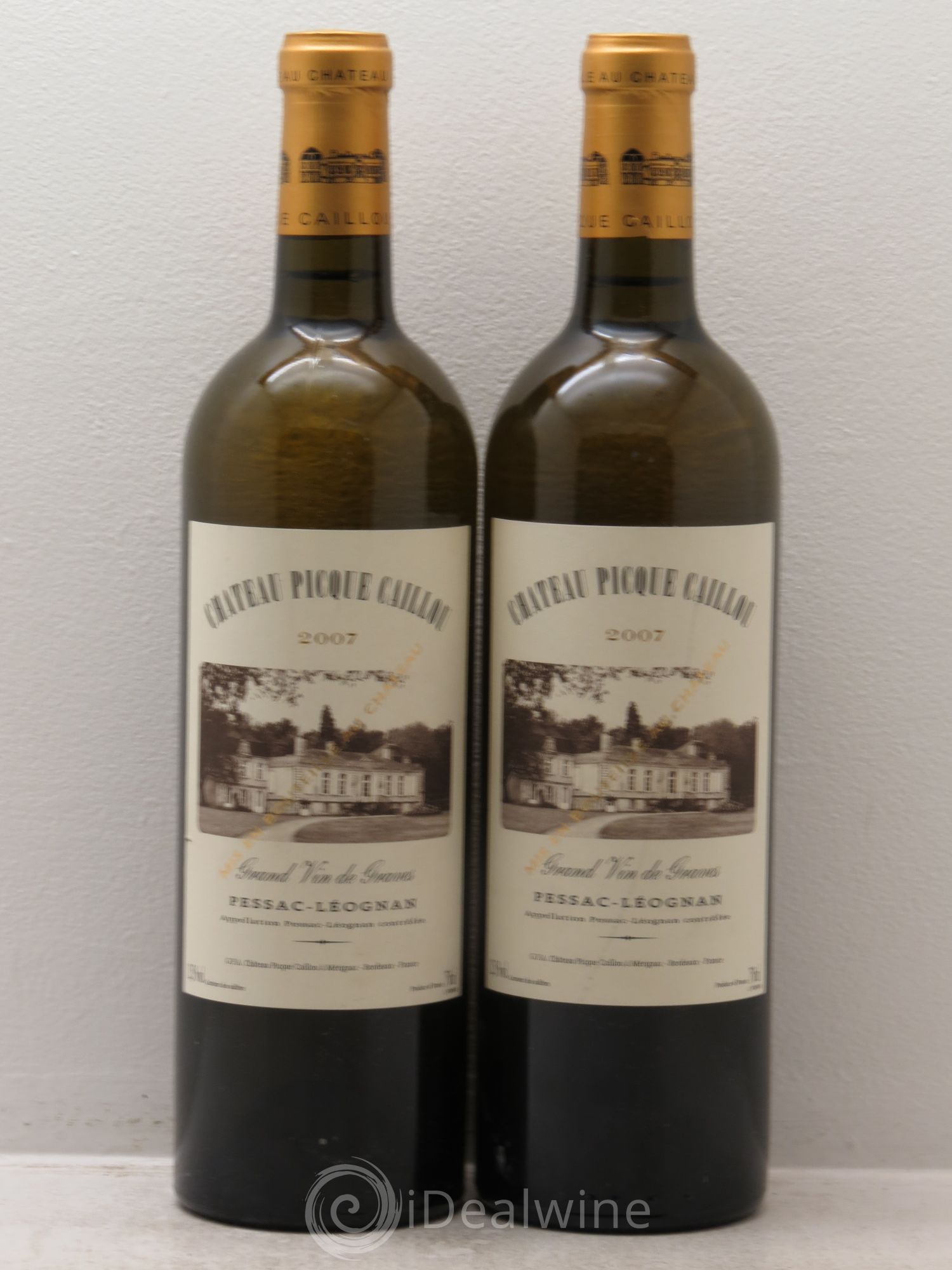 Château Picque Caillou (sans prix de réserve) 2007 - Lot de 2 bouteilles - 0