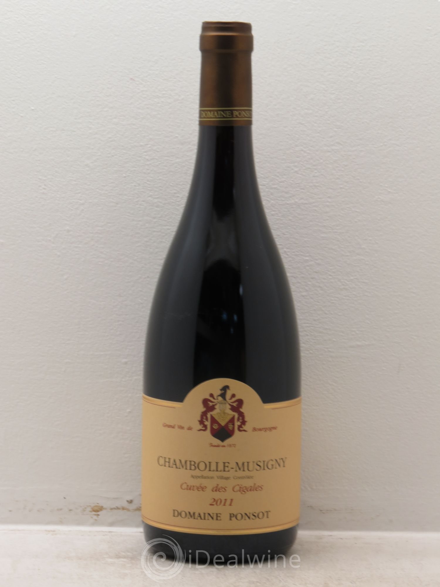 Chambolle-Musigny Cuvée des Cigales Domaine Ponsot (sans prix de réserve) 2011 - Posten von 1 Flasche - 0