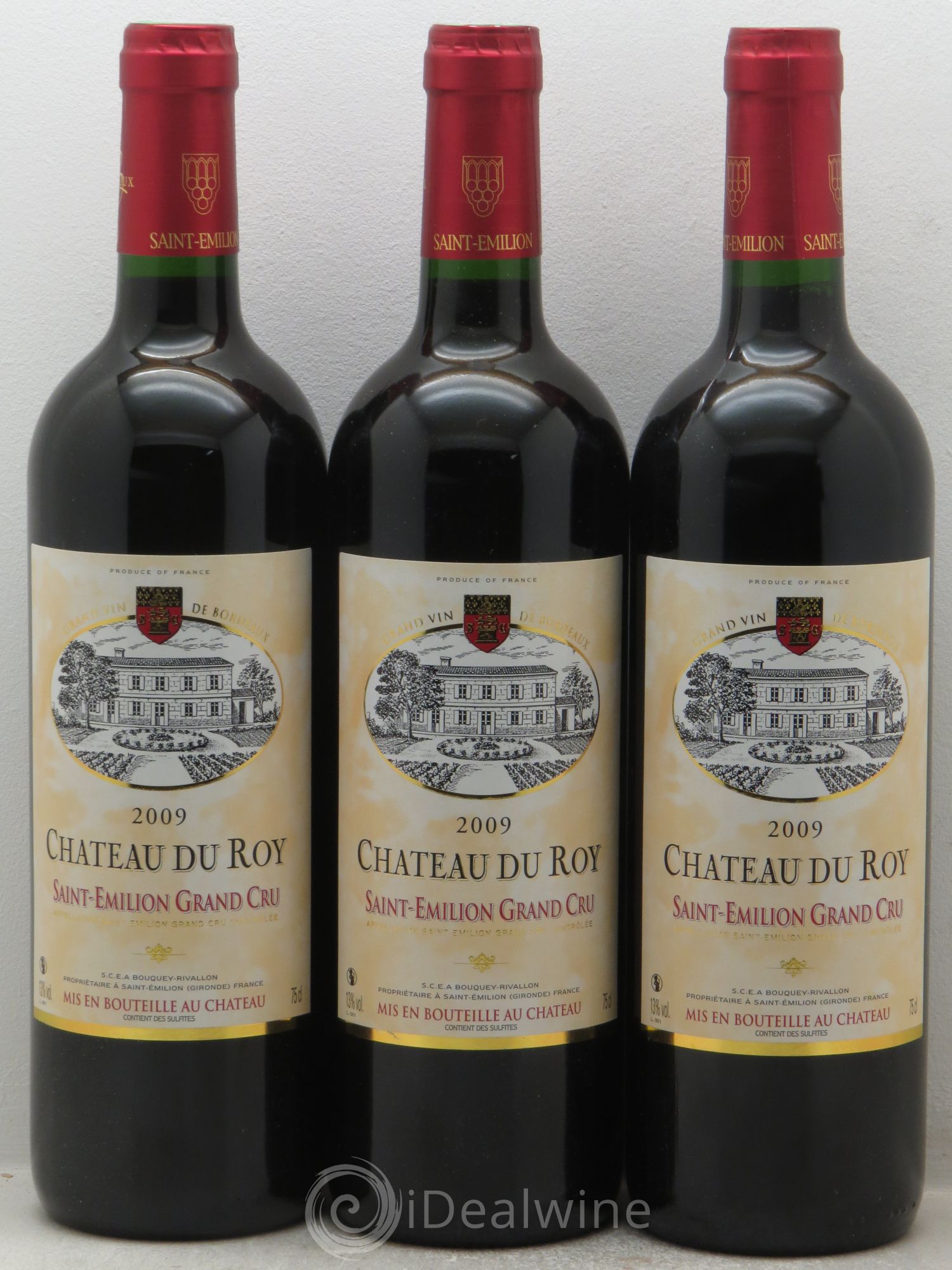 Saint-Émilion Château du Roy (sans prix de réserve) 2009 - Posten von 3 Flaschen - 0