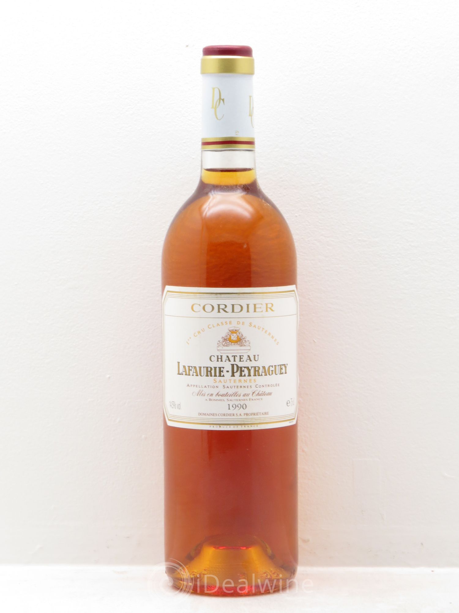 Château Lafaurie-Peyraguey 1er Grand Cru Classé 1990 - Lotto di 1 bottiglia - 0