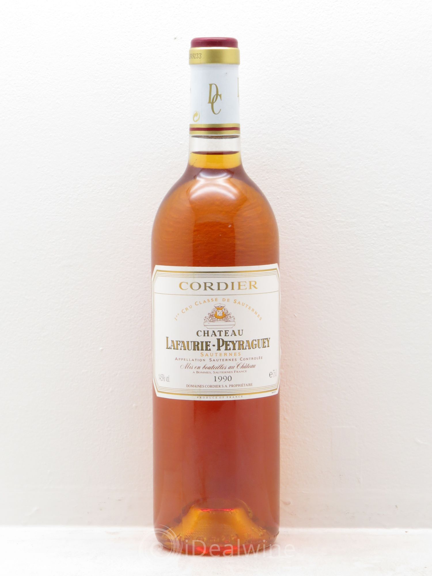 Château Lafaurie-Peyraguey 1er Grand Cru Classé (senza prezzo di riserva) 1990 - Lotto di 1 bottiglia - 0