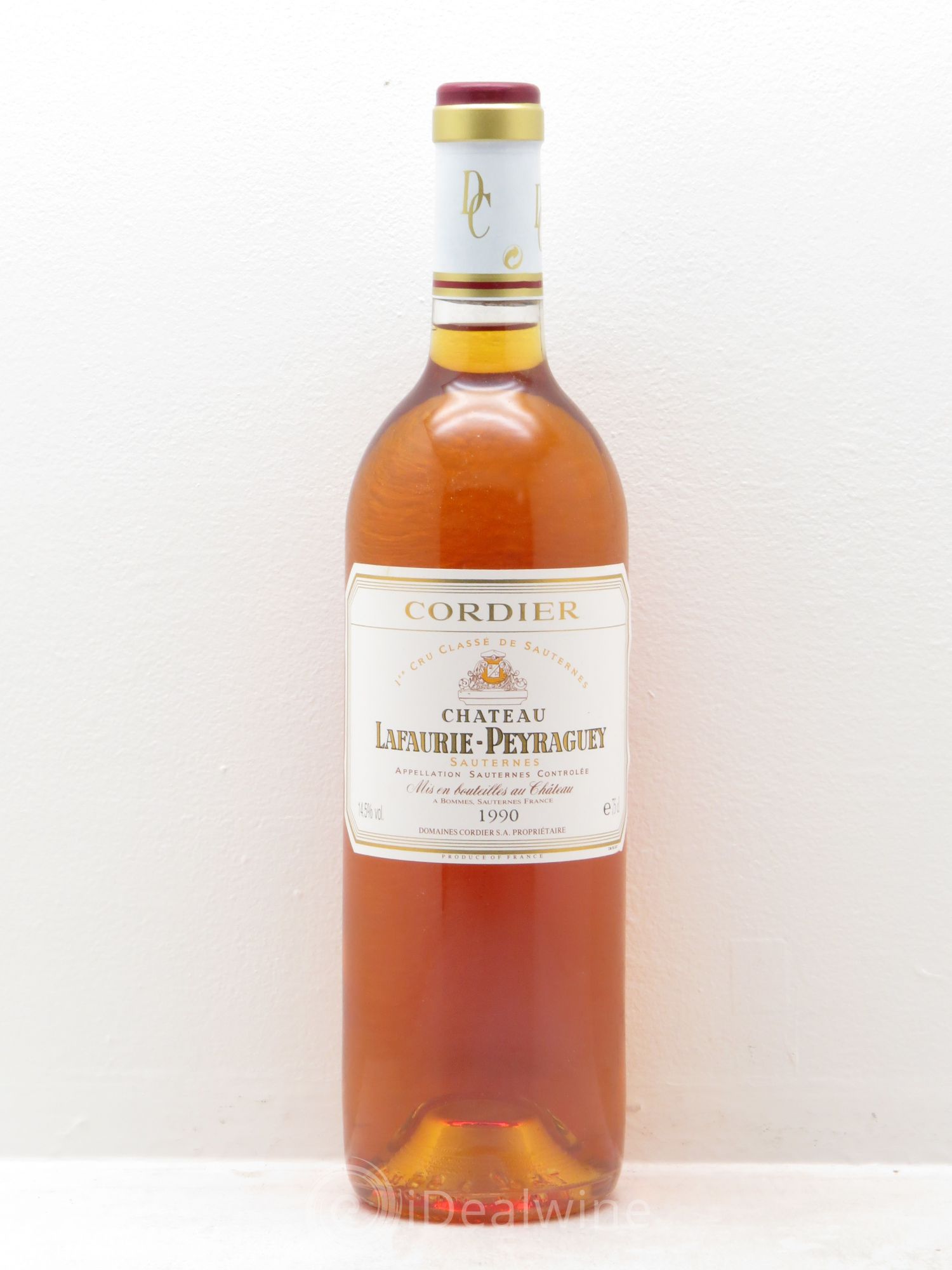 Château Lafaurie-Peyraguey 1er Grand Cru Classé (senza prezzo di riserva) 1990 - Lotto di 1 bottiglia - 0
