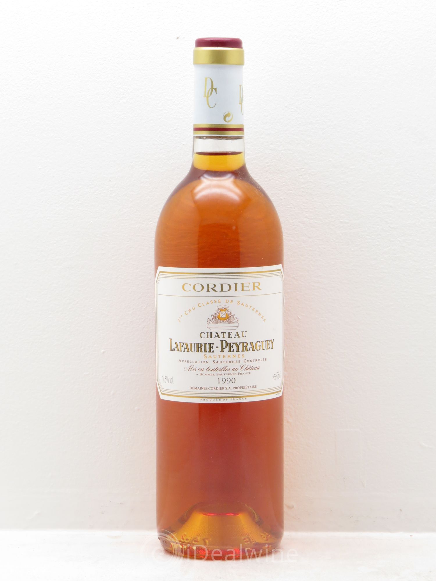 Château Lafaurie-Peyraguey 1er Grand Cru Classé (senza prezzo di riserva) 1990 - Lotto di 1 bottiglia - 0