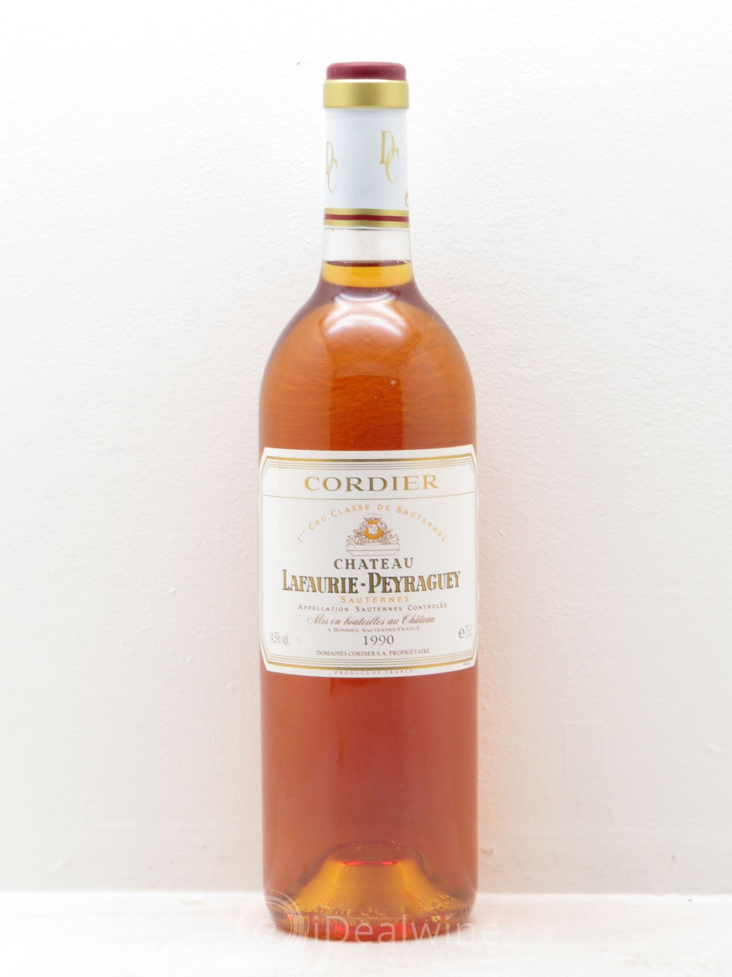 Château Lafaurie-Peyraguey 1er Grand Cru Classé 1990 - Lotto di 1 bottiglia - 0