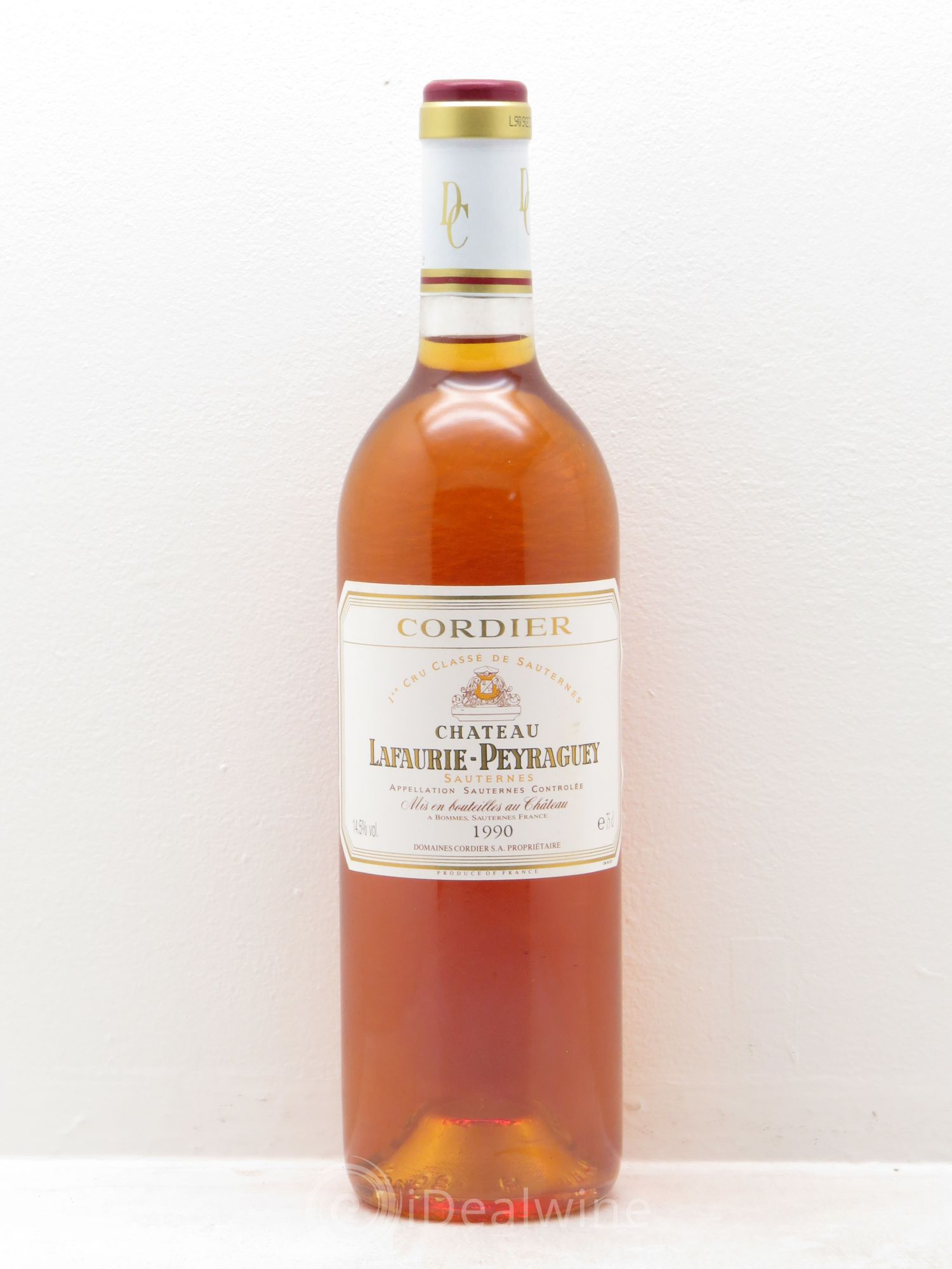 Château Lafaurie-Peyraguey 1er Grand Cru Classé (senza prezzo di riserva) 1990 - Lotto di 1 bottiglia - 0