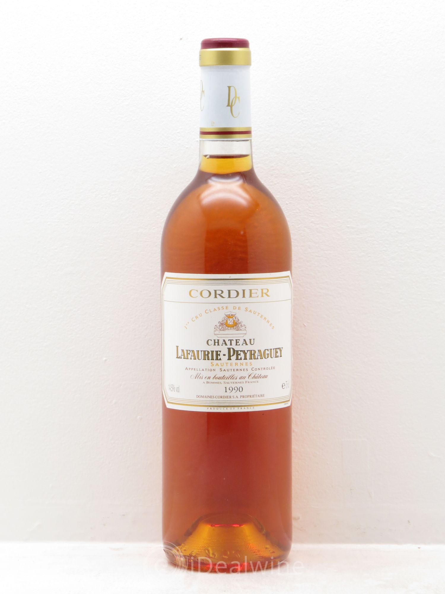 Château Lafaurie-Peyraguey 1er Grand Cru Classé 1990 - Lotto di 1 bottiglia - 0