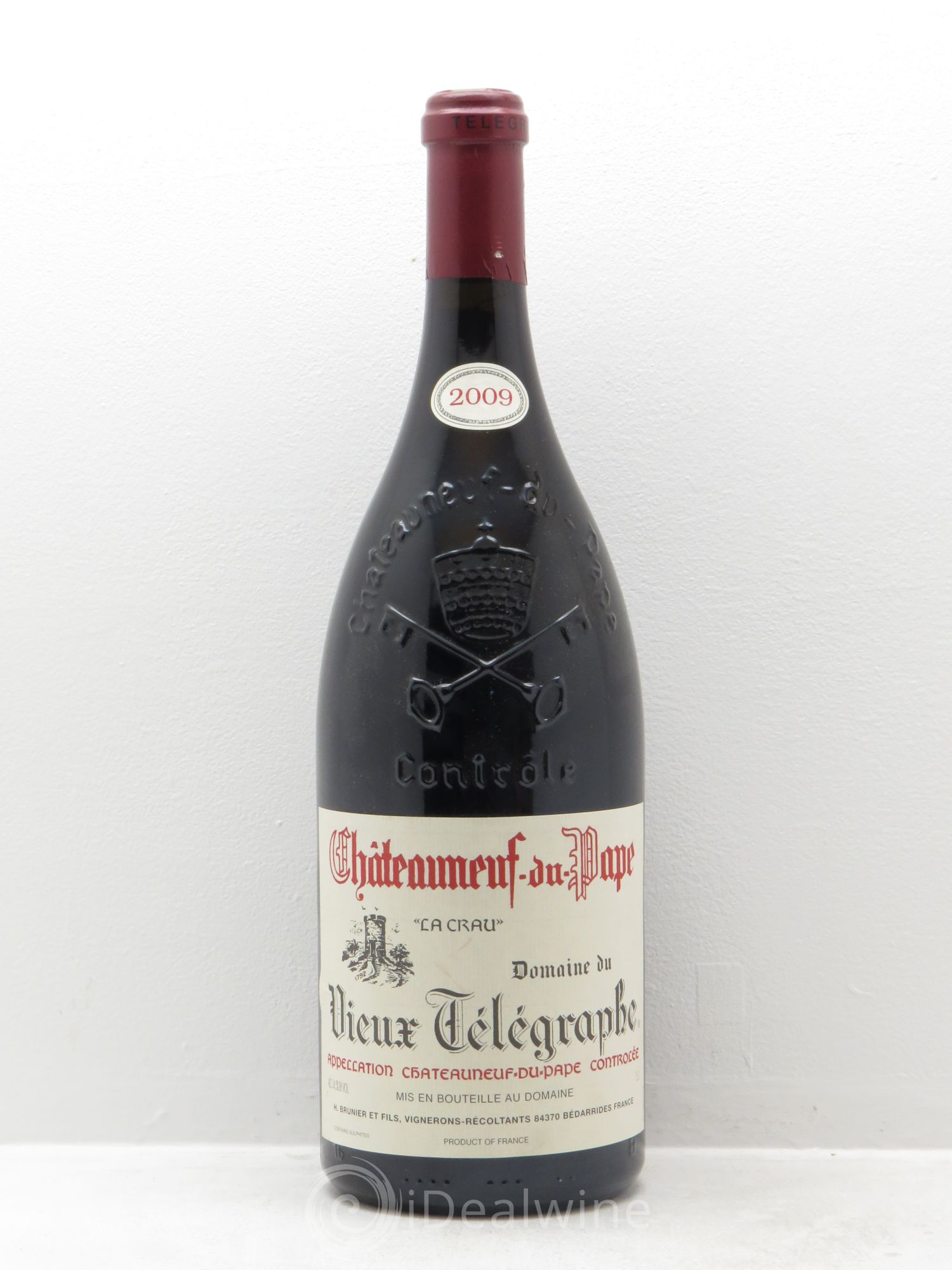 Châteauneuf-du-Pape Vieux Télégraphe (Domaine du) Vignobles Brunier (sans prix de réserve) 2009 - Lot de 1 magnum - 0