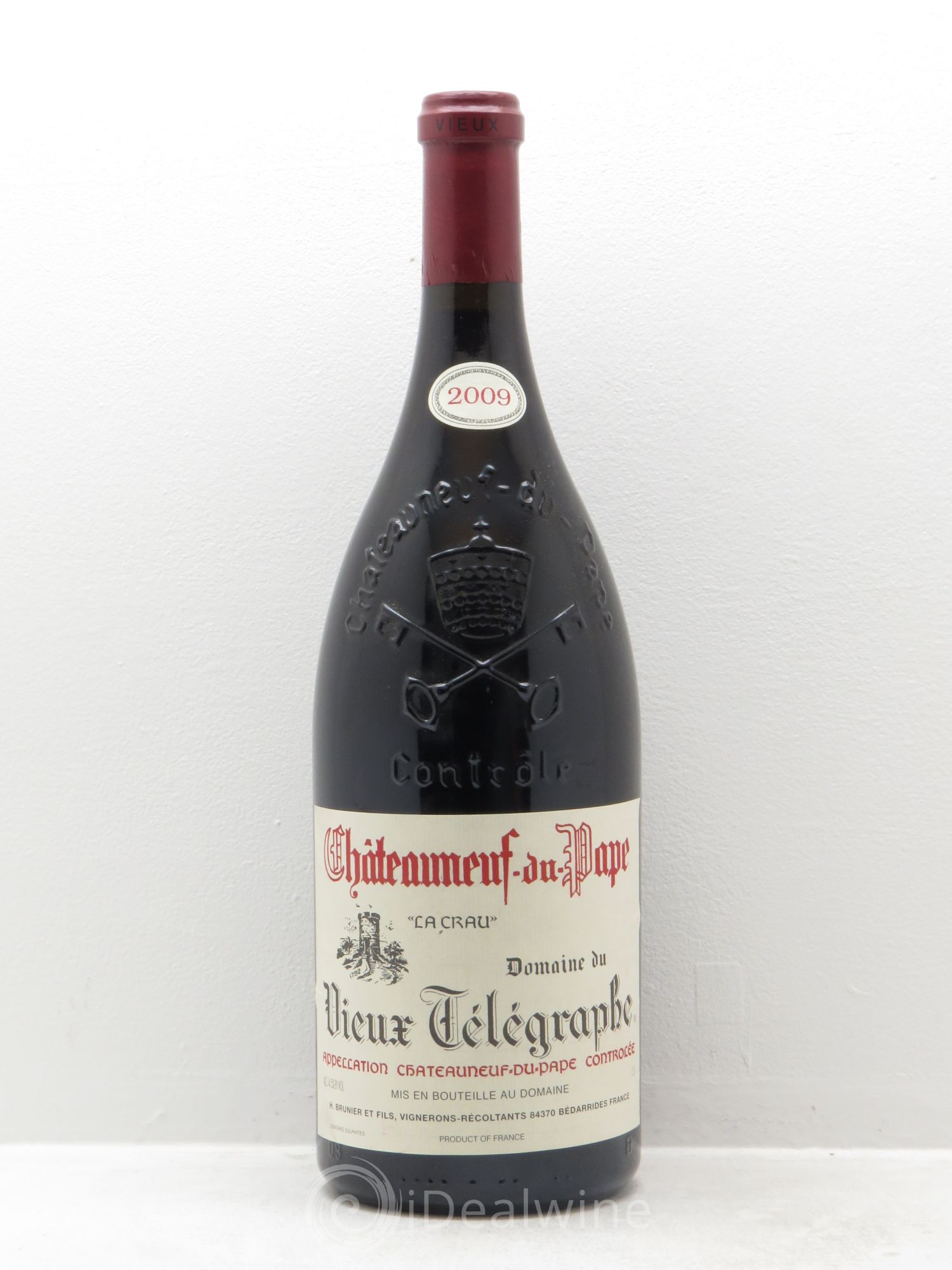 Châteauneuf-du-Pape Vieux Télégraphe (Domaine du) Vignobles Brunier (sans prix de réserve) 2009 - Lot de 1 magnum - 0