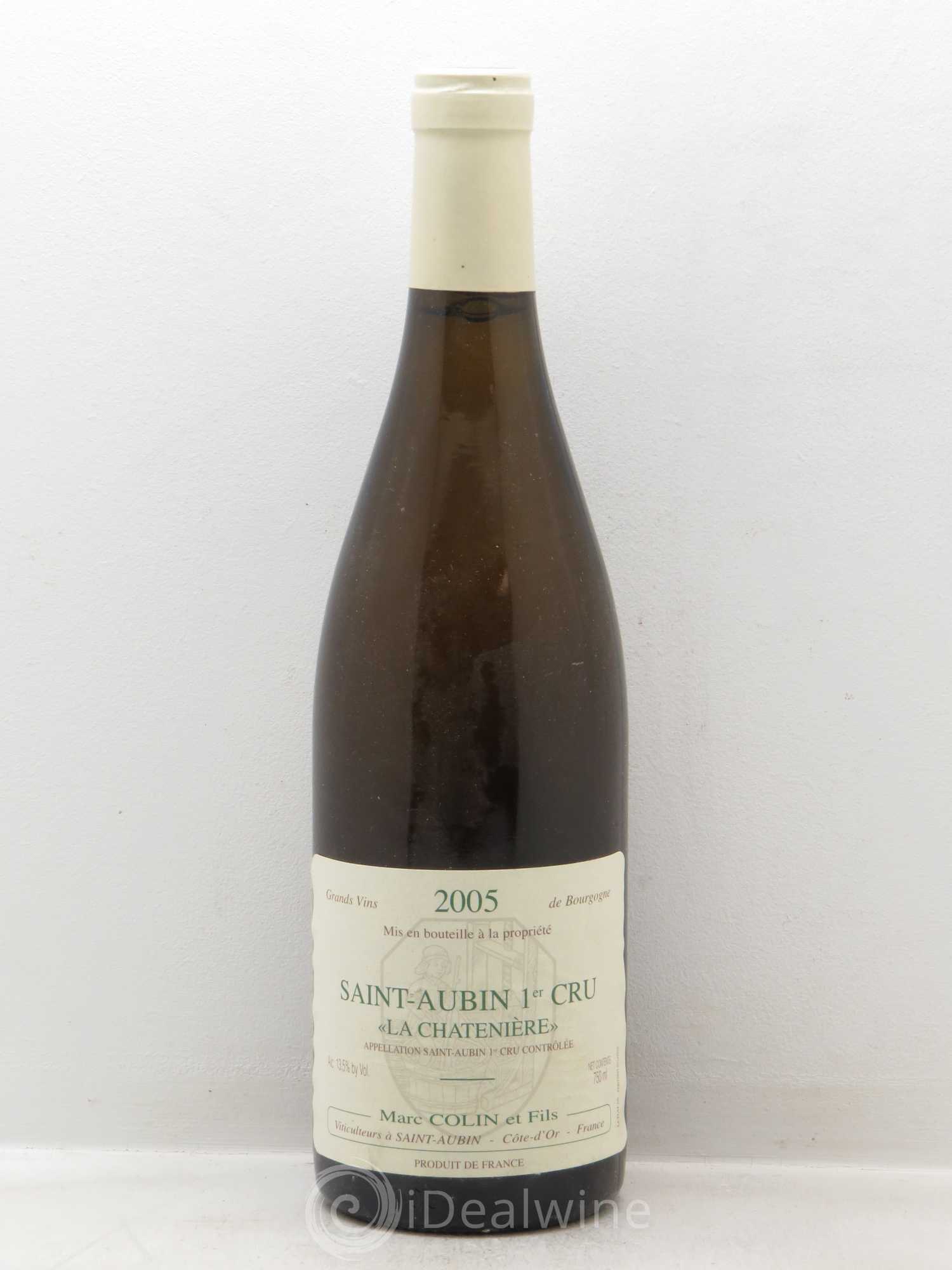 Saint-Aubin 1er Cru "la Chatenière" Marc Colin (sans prix de réserve) 2005 - Posten von 1 Flasche - 0
