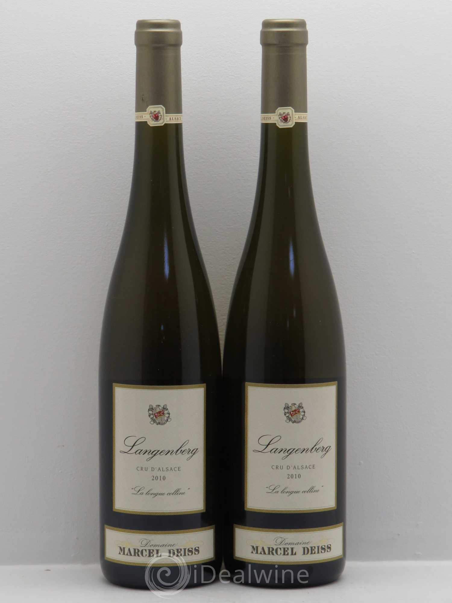 Alsace Langenberg Marcel Deiss (Domaine) La Longue Colline (sans prix de réserve) 2010 - Posten von 2 Flaschen - 0