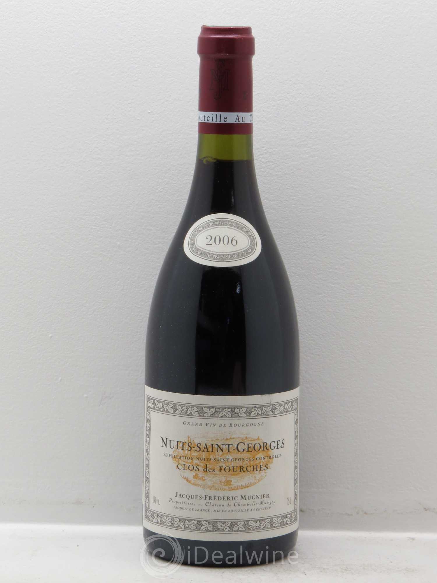Nuits-Saint-Georges Clos des Fourches Jacques-Frédéric Mugnier (sans prix de réserve) 2006 - Lot de 1 bouteille - 0