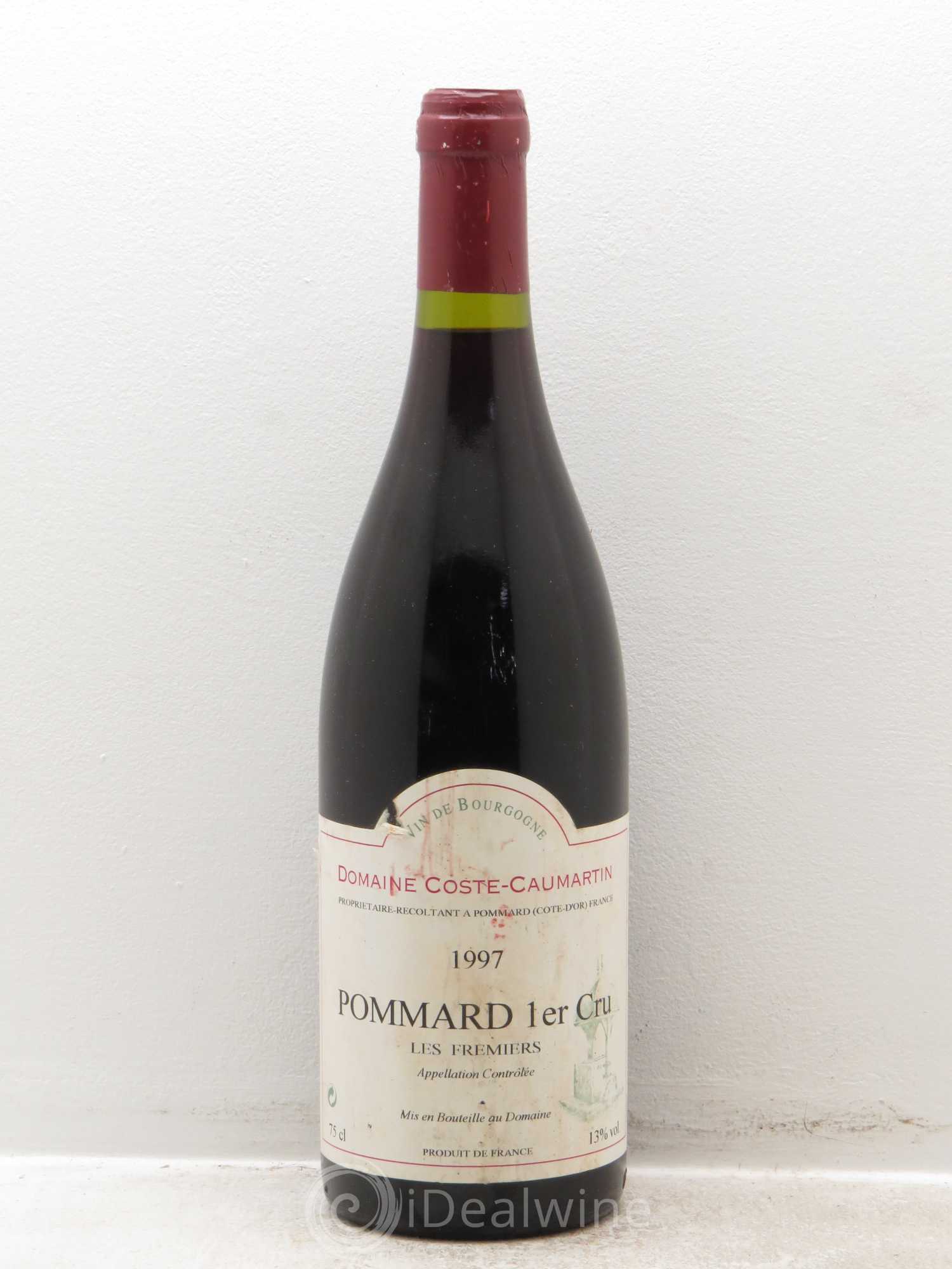 Pommard 1er Cru Domaine Coste-Caumartin Les Fremiers (sans prix de réserve) 1997 - Posten von 1 Flasche - 0