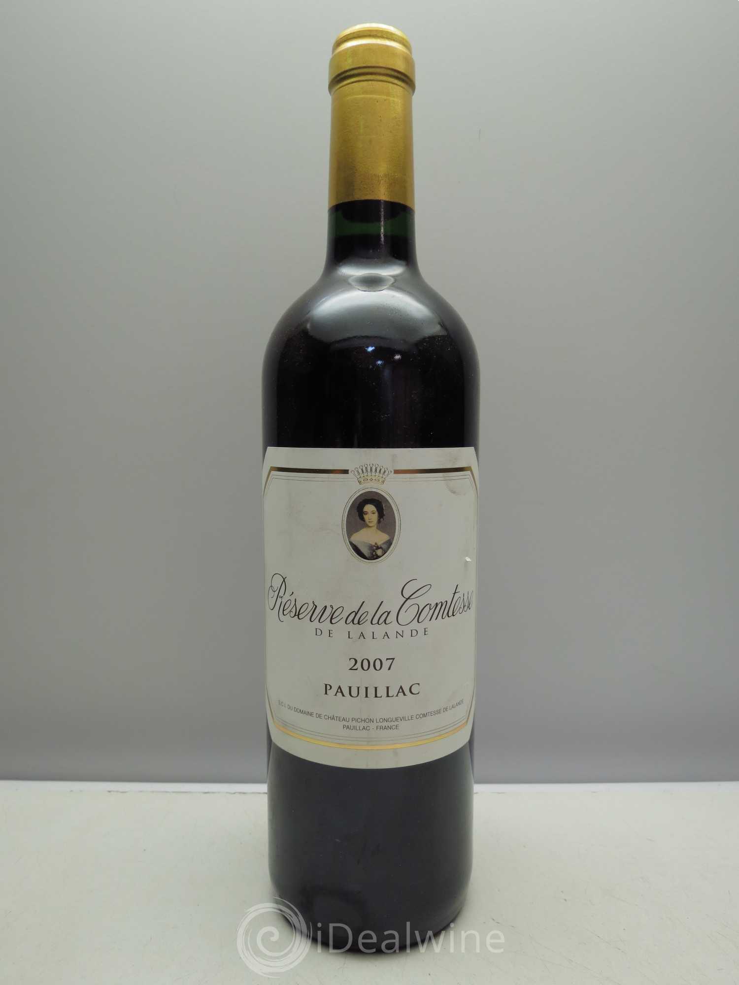 Réserve de la Comtesse Second Vin (sans prix de réserve) 2007 - Lot de 1 bouteille - 0