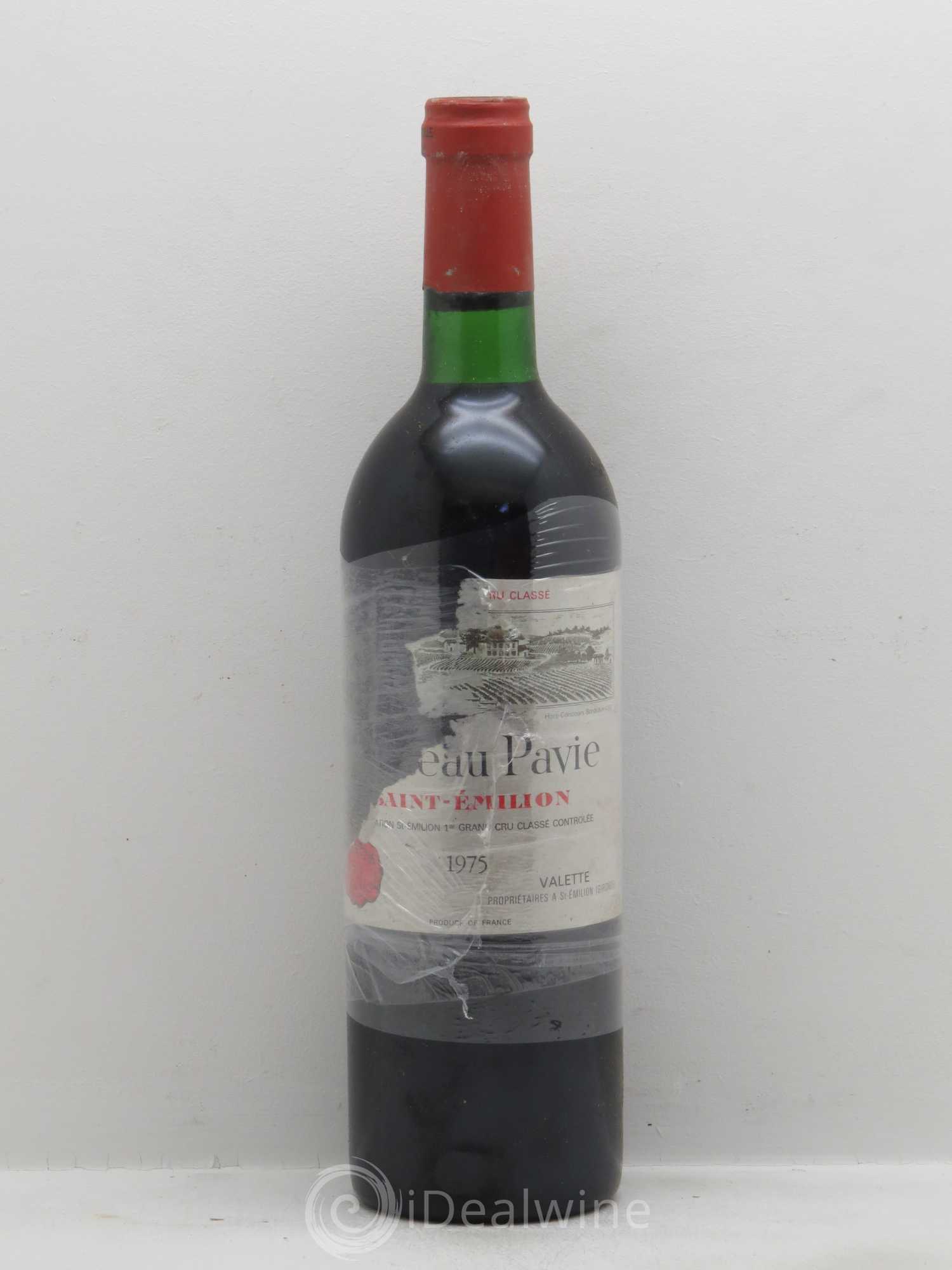 Château Pavie 1er Grand Cru Classé A (sans prix de réserve) 1975 - Lot de 1 bouteille - 0