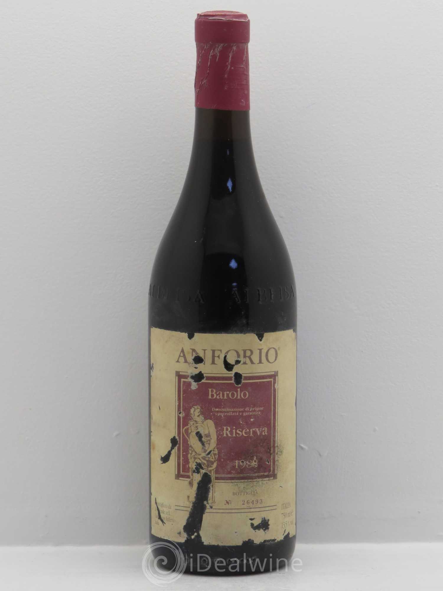 Barolo Riserva Anforio (sans prix de réserve) 1988 - Lot de 1 bouteille - 0