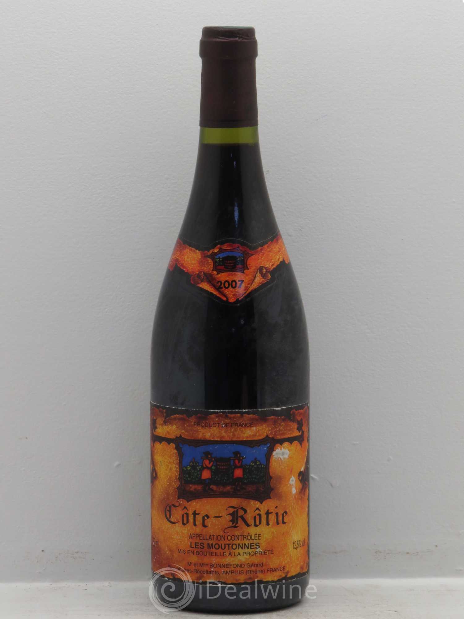 Côte-Rôtie Les Moutonnes Domaine Bonnefond (sans prix de réserve) 2007 - Posten von 1 Flasche - 0