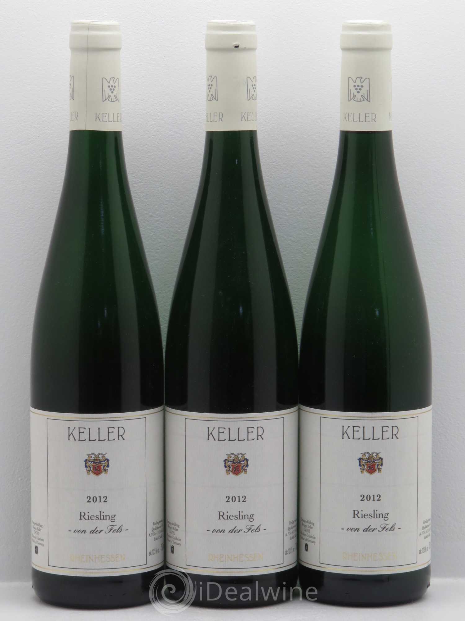 Allemagne Mosel-Saar Rheinhessen Riesling von der Fels Keller (sans prix de réserve) 2012 - Posten von 3 Flaschen - 0