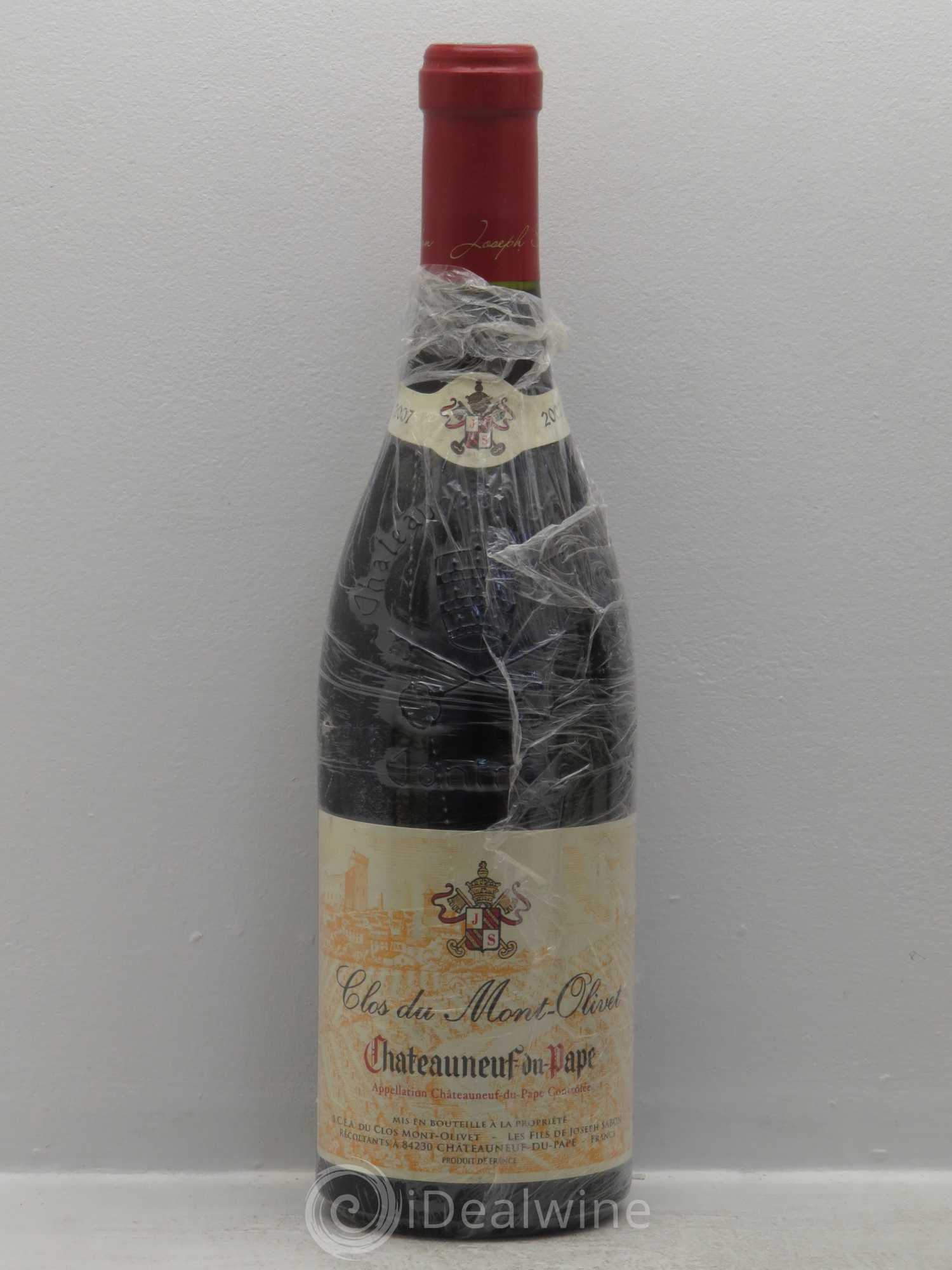 Châteauneuf-du-Pape Clos du Mont-Olivet (sans prix de réserve) 2007 - Lot de 6 bouteilles - 0