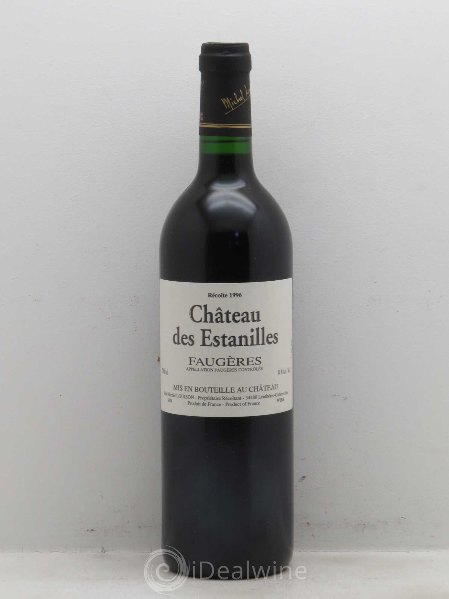 Faugères Château des Estanilles 1996 - Posten von 1 Flasche - 0