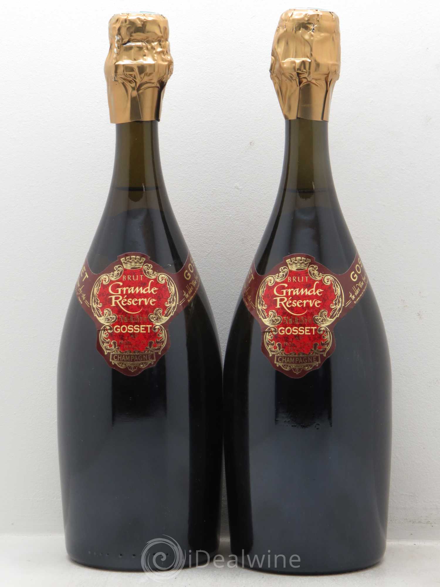Grande Réserve Gosset (sans prix de réserve) - Lot de 2 bouteilles - 0