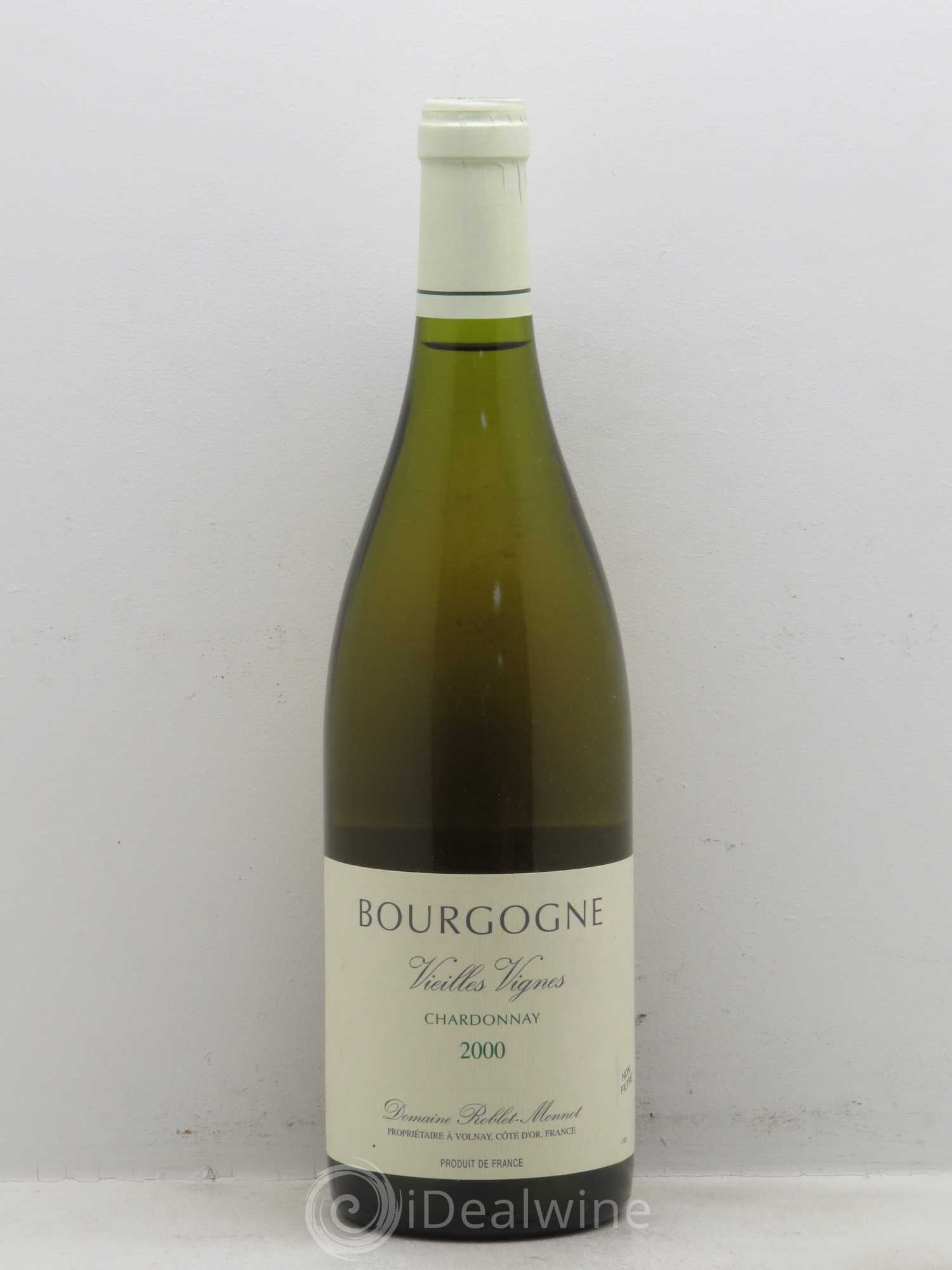 Bourgogne Chardonnay Vieilles Vignes Domaine Roblet Monnot (sans prix de réserve) 2000 - Posten von 1 Flasche - 0