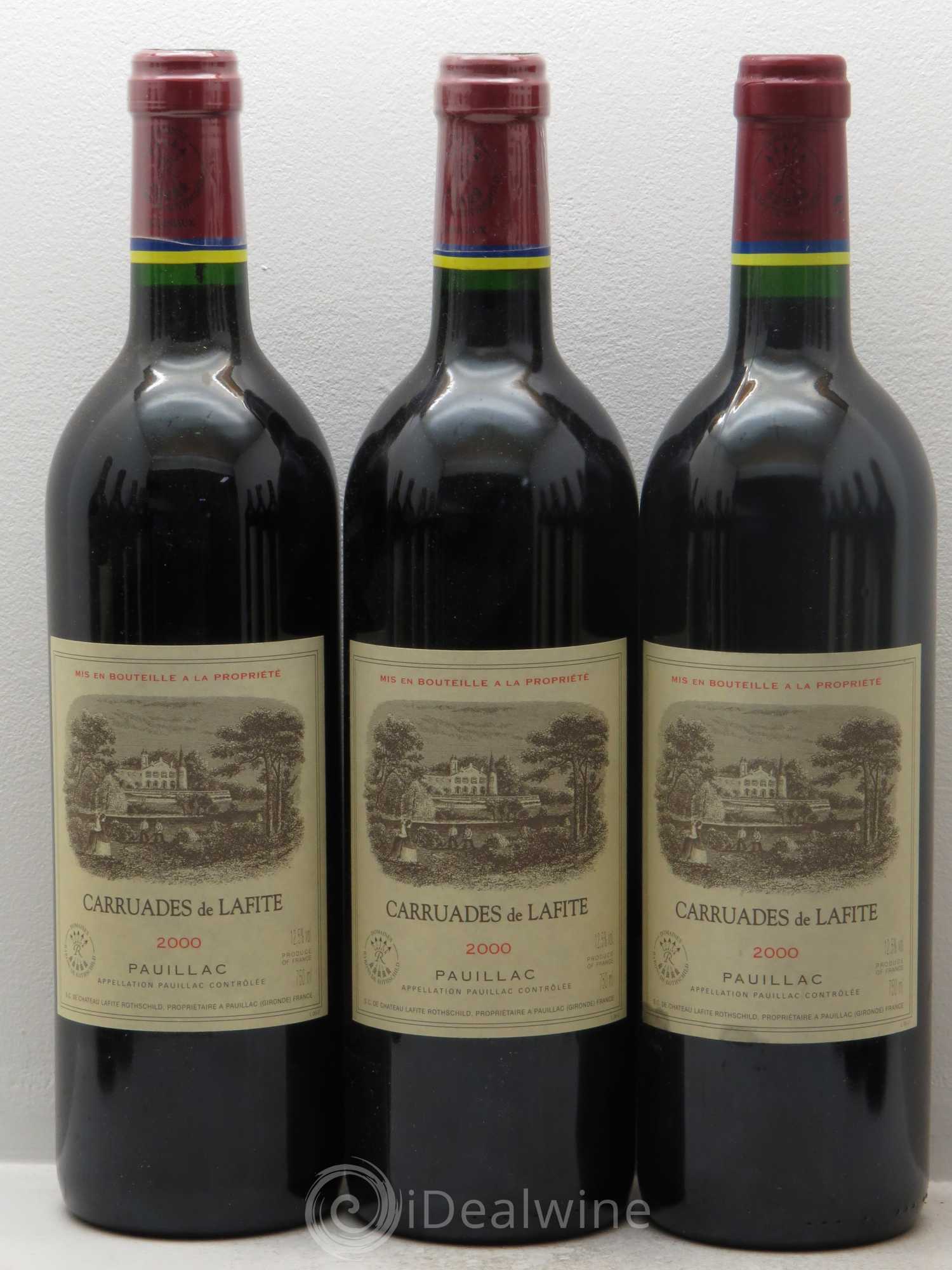 Carruades de Lafite Rothschild Second Vin 2000 - Lot de 12 bouteilles - 1
