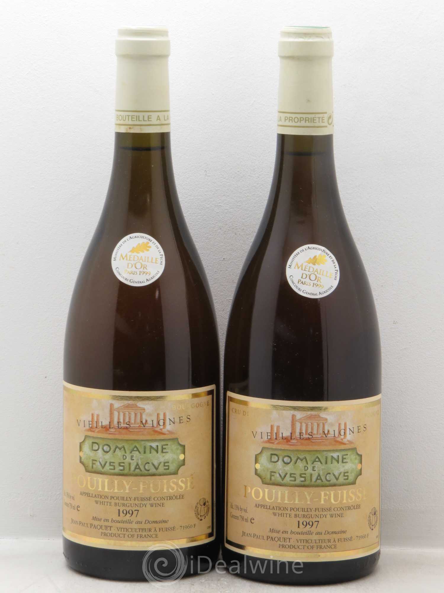 Pouilly-Fuissé Domaine de Fussiacus Vieilles Vignes (sans prix de réserve) 1997 - Posten von 2 Flaschen - 0