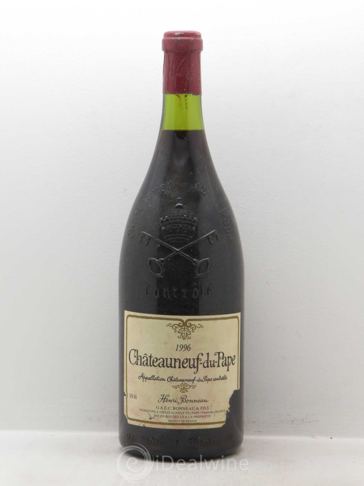 Châteauneuf-du-Pape Henri Bonneau Henri Bonneau & Fils (sans prix de réserve) 1996 - Lot de 1 magnum - 0