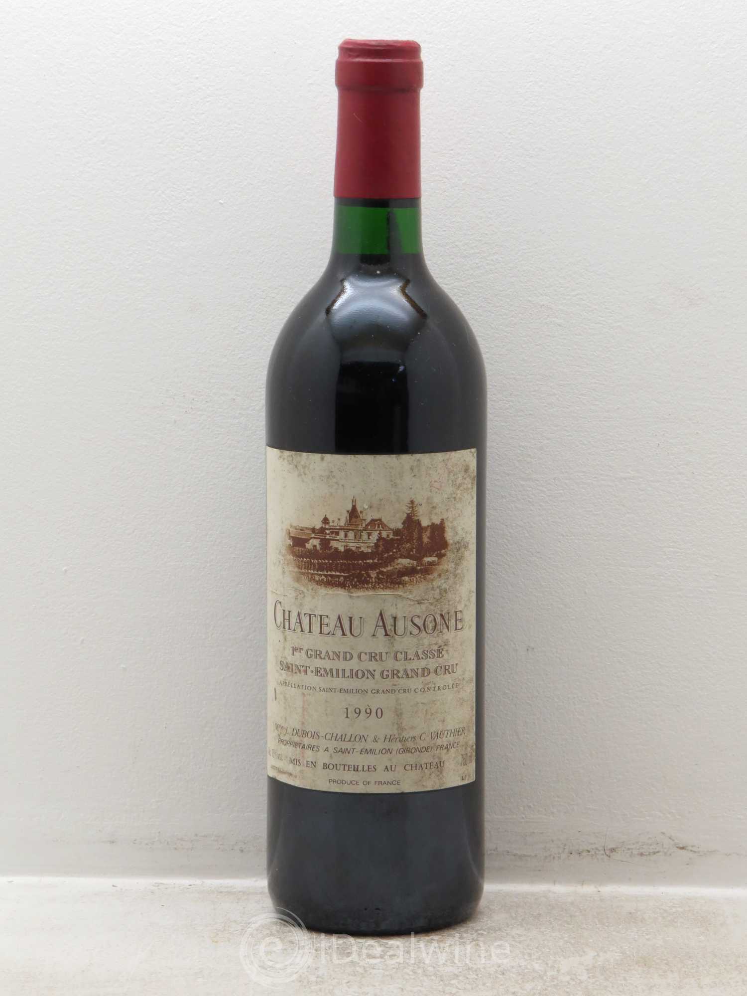 Château Ausone 1er Grand Cru Classé A 1990 - Lot de 1 bouteille - 0