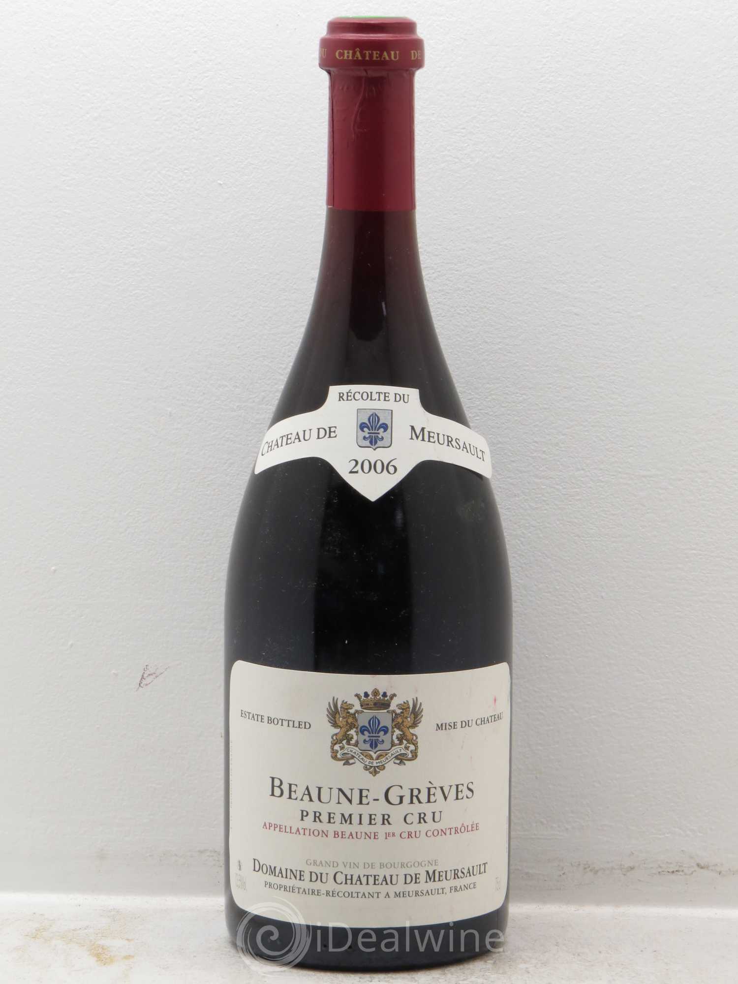 Beaune 1er Cru Château de Meursault Les Grèves (sans prix de réserve) 2006 - Posten von 1 Flasche - 0
