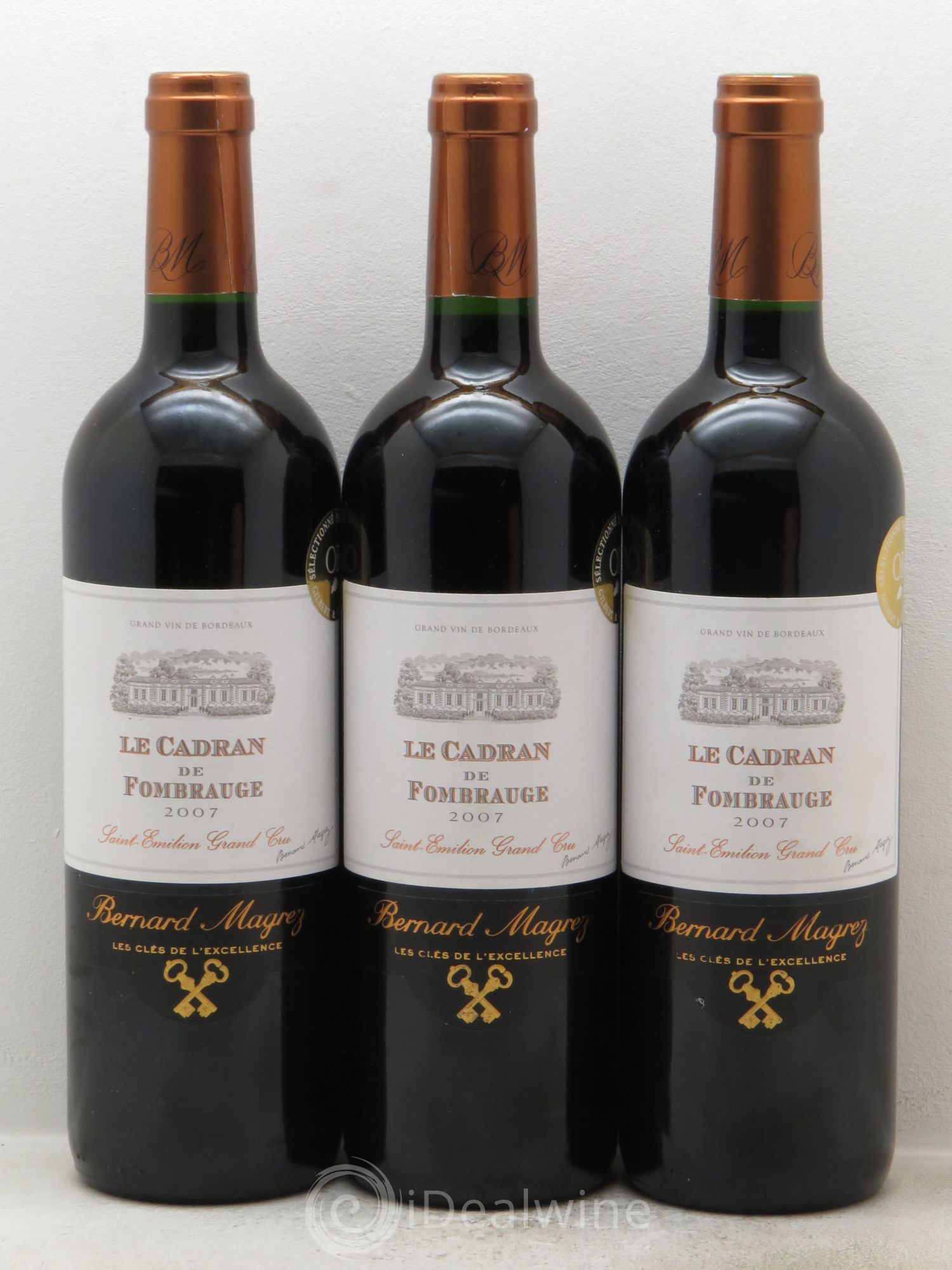 Saint-Émilion Château Le Cadran de Fombrauge (sans prix de réserve) 2007 - Posten von 3 Flaschen - 0