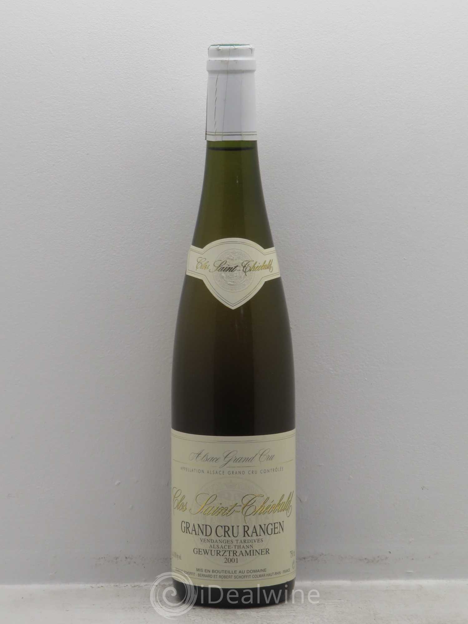 Gewurztraminer Vendanges Tardives Clos Saint Théobald Grand Cru Rangen (sans prix de réserve) 2001 - Posten von 1 Flasche - 0