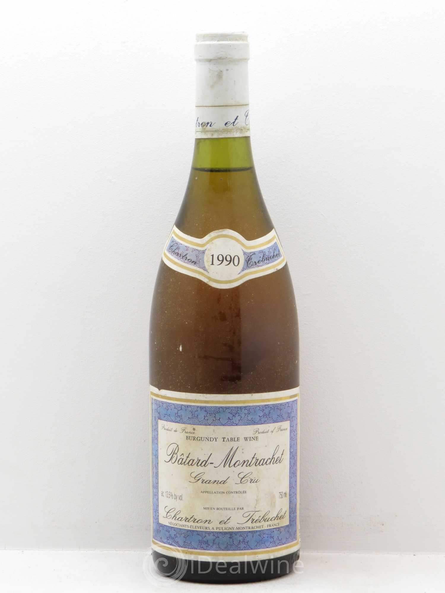 Bâtard-Montrachet Grand Cru Domaine Charton & Trébuchet (sans prix de réserve) 1990 - Posten von 1 Flasche - 0