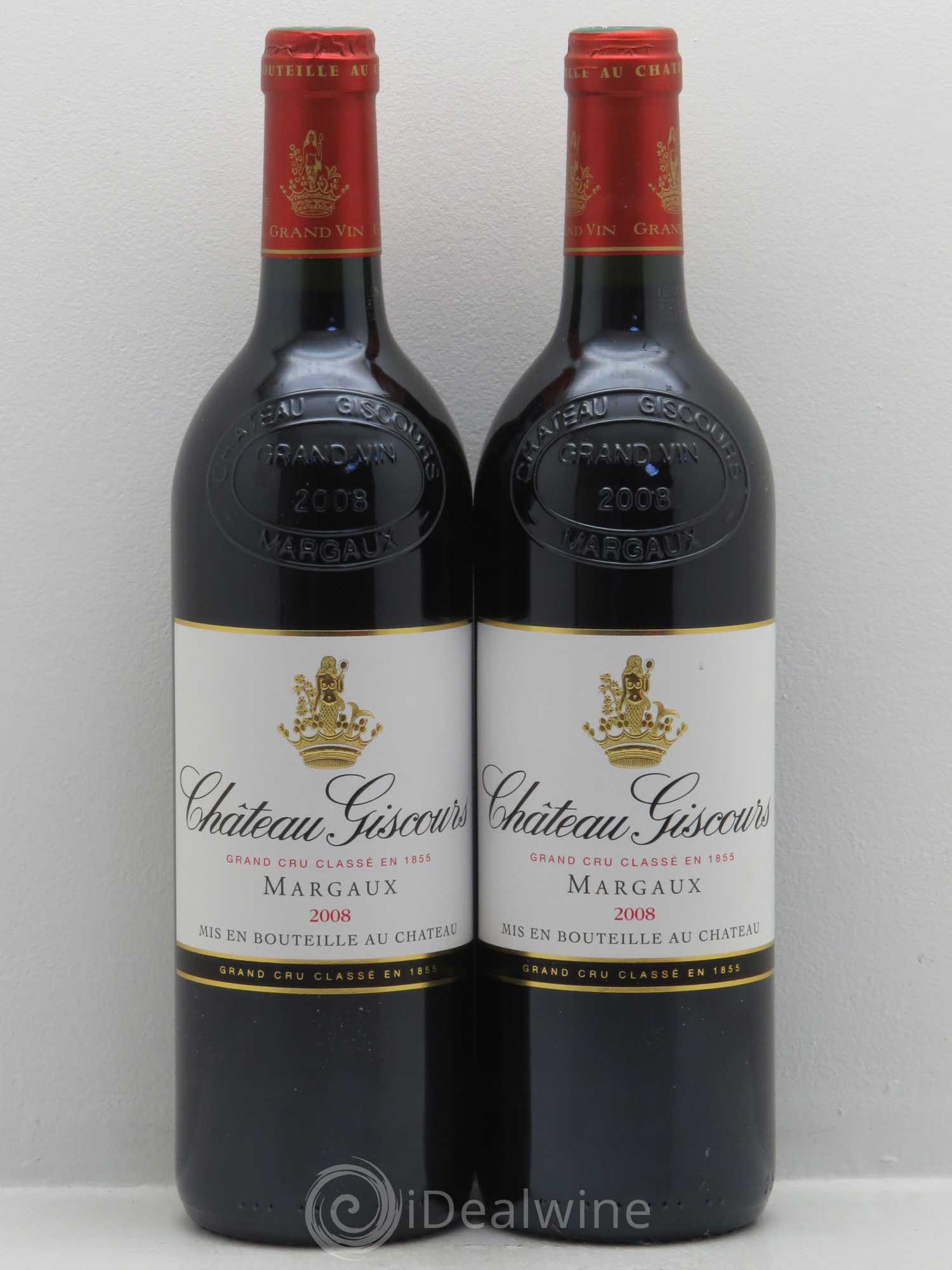 Château Giscours 3ème Grand Cru Classé (sans prix de réserve) 2008 - Lot de 2 bouteilles - 0