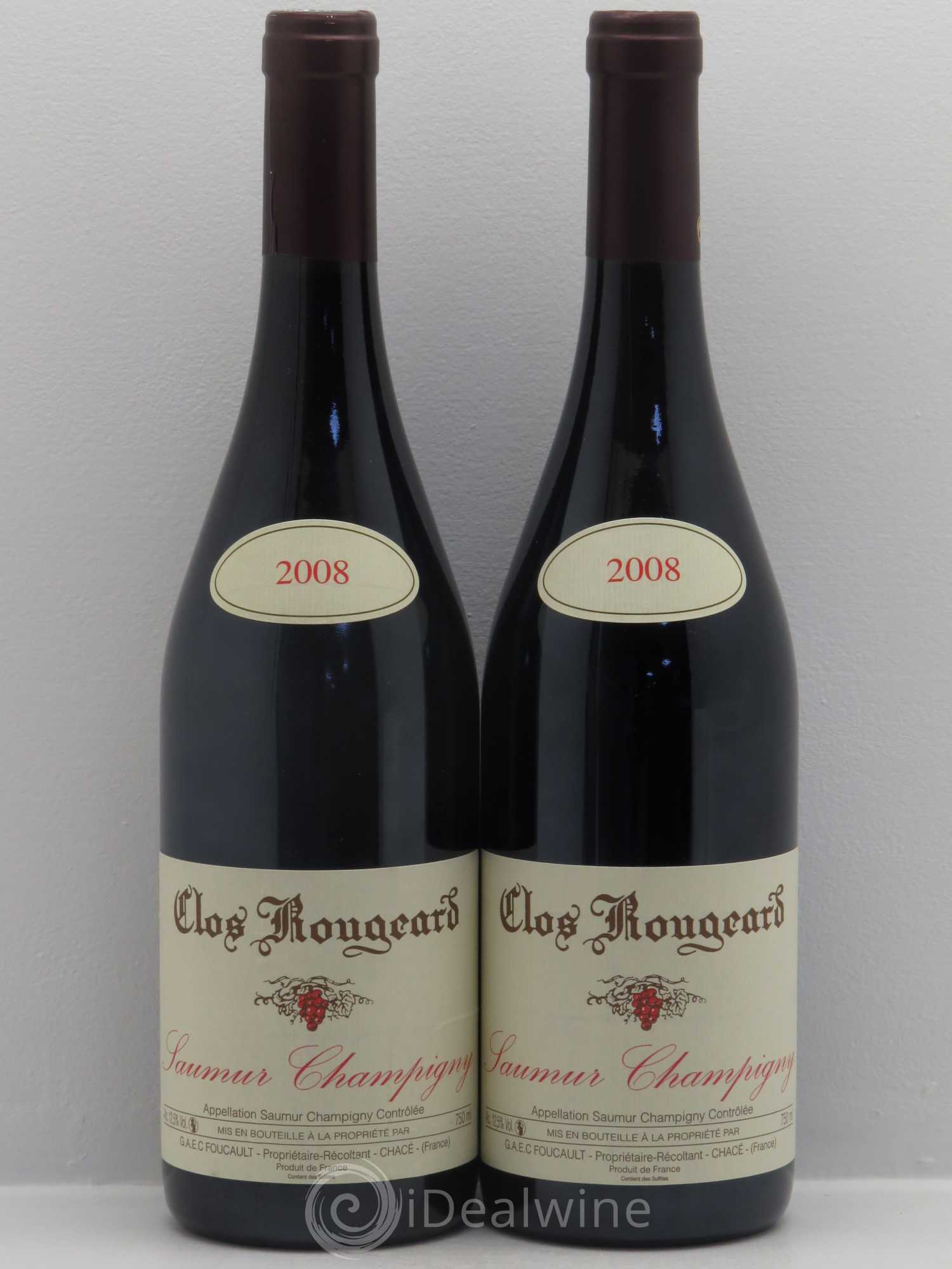 Saumur-Champigny Clos Rougeard 2008 - Lot de 2 bouteilles - 0