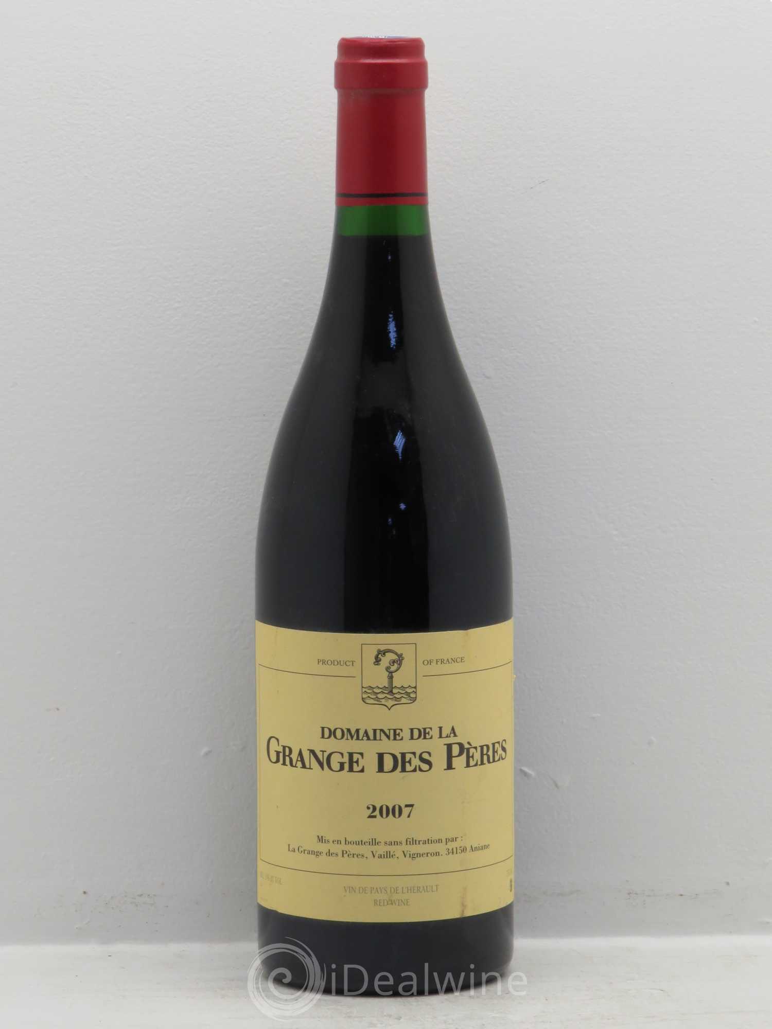 Pays d'Hérault Grange des Pères Laurent Vaillé (sans prix de réserve) 2007 - Lot de 1 bouteille - 0
