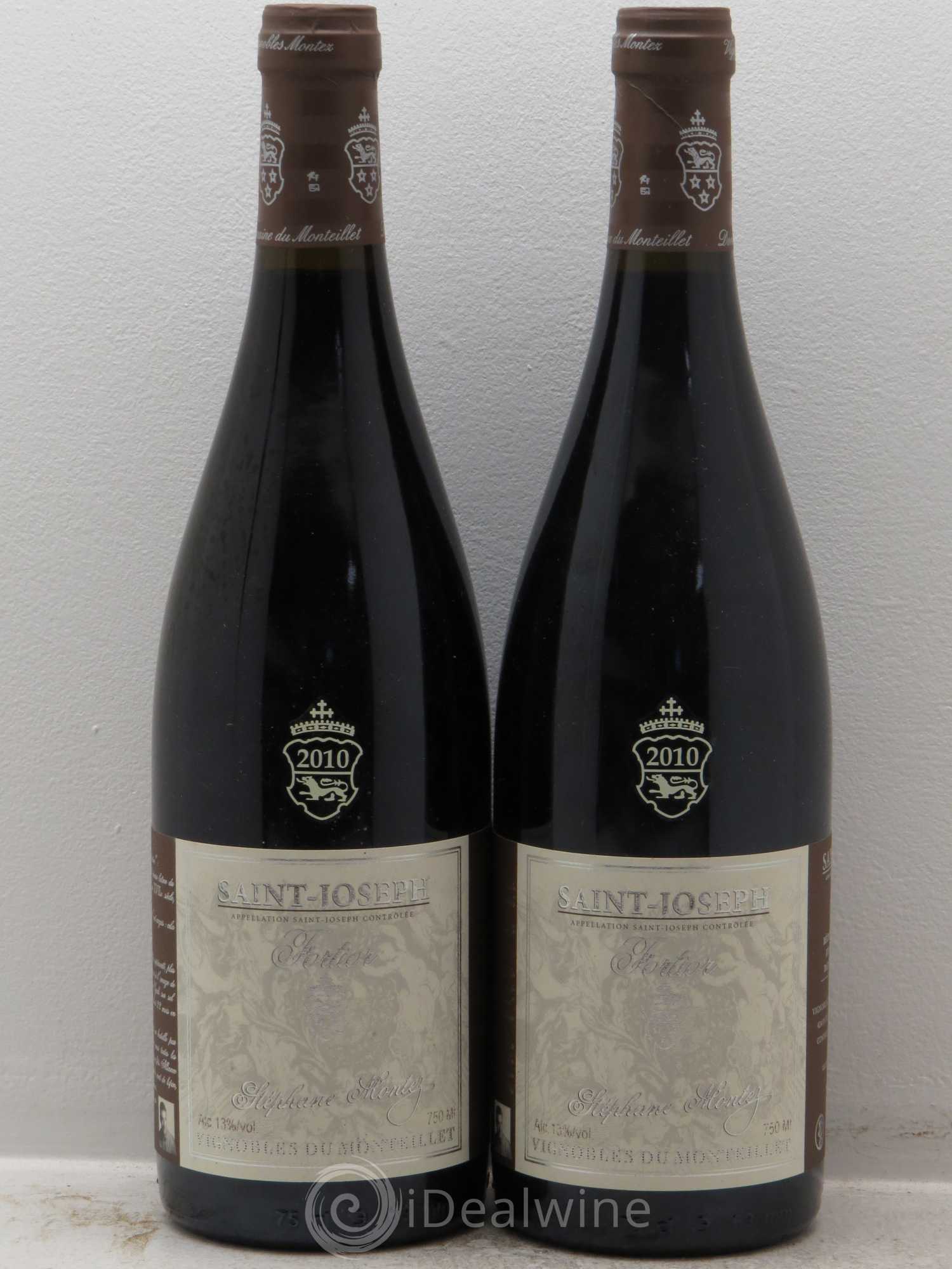 Saint-Joseph Monteillet (Domaine du) - Stéphane Montez Fortior (sans prix de réserve) 2010 - Posten von 2 Flaschen - 0