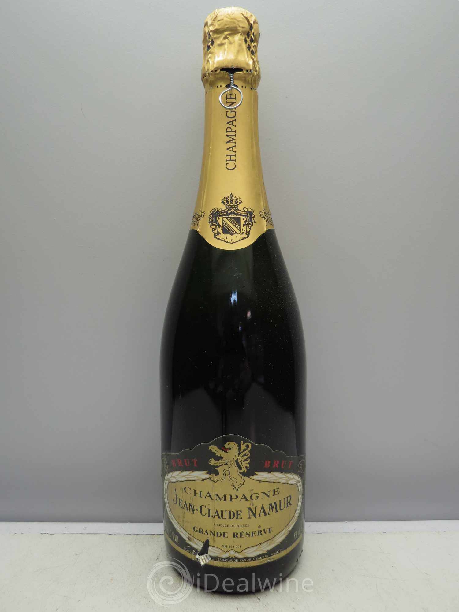 Champagne Jean-Claude Namur Grande Réserve Brut (sans prix de réserve) - Posten von 1 Flasche - 0