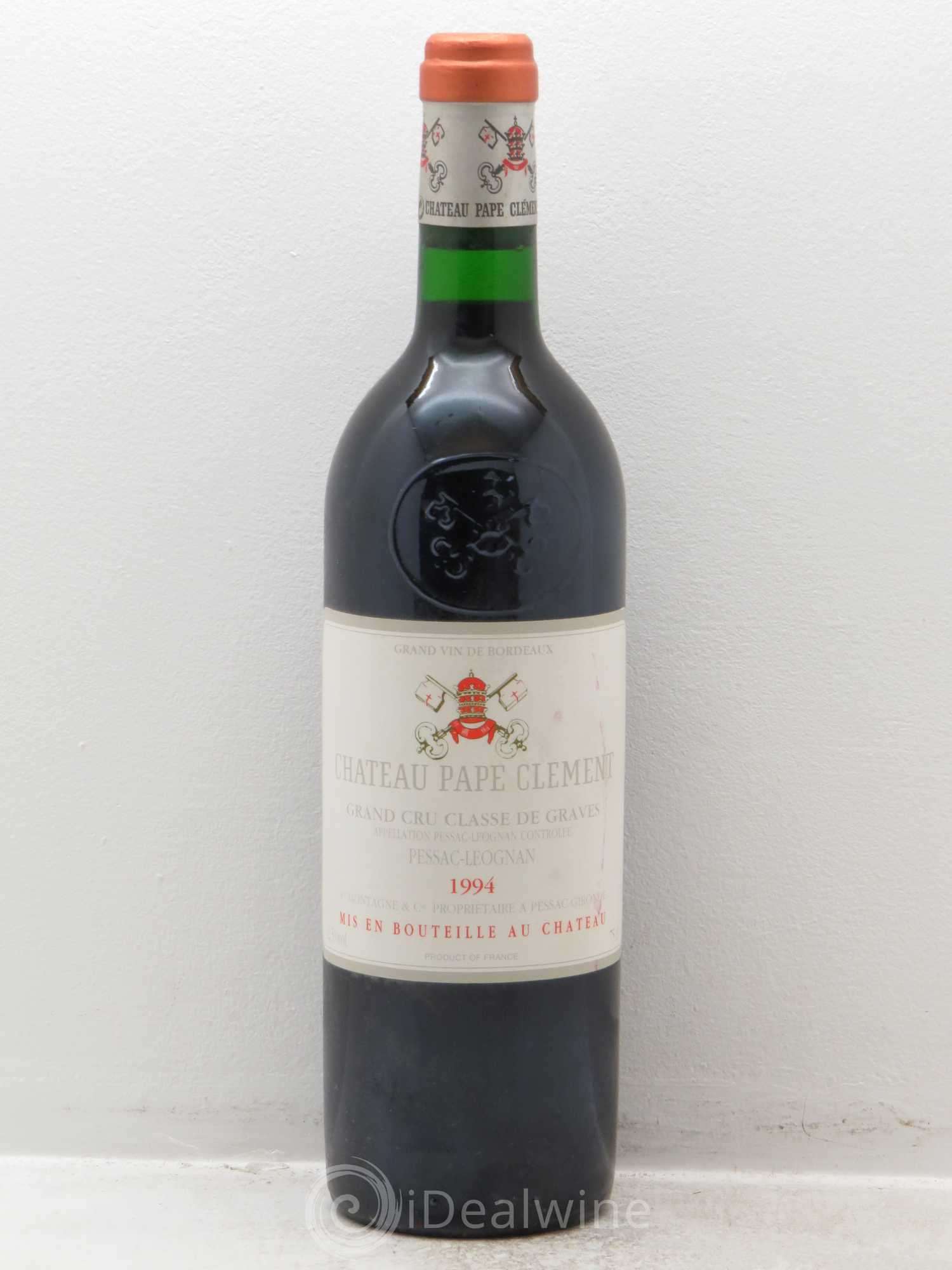 Château Pape Clément Cru Classé de Graves (sans prix de réserve) 1994 - Lot de 1 bouteille - 0