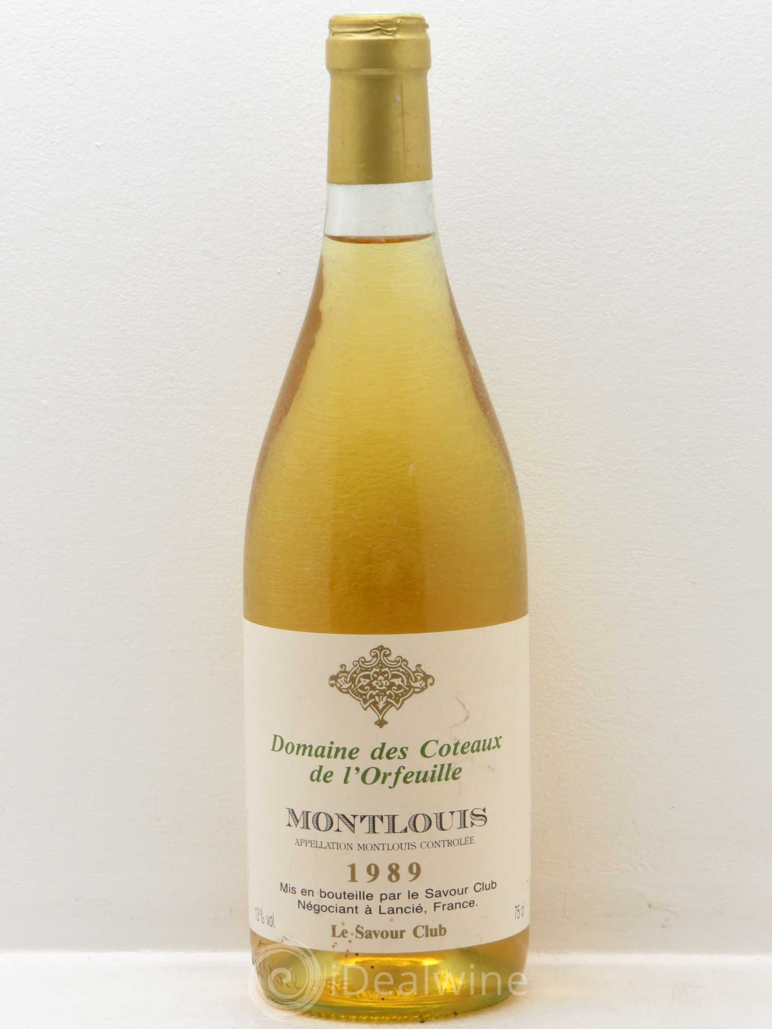 Montlouis-sur-Loire Domaine des Coteaux de l'Orfeuille (sans prix de réserve) 1989 - Lotto di 6 bottiglie - 0