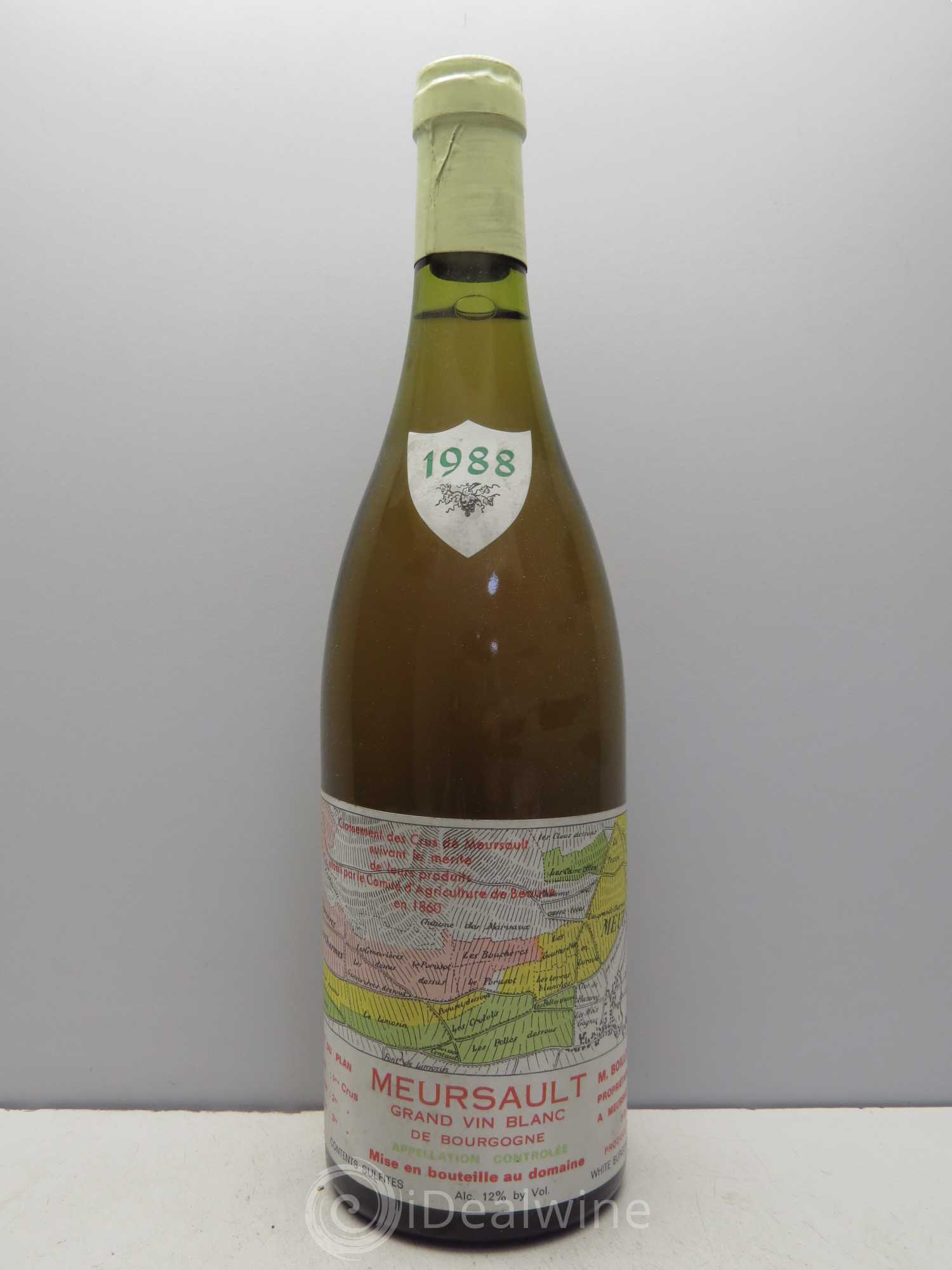 Meursault Boillot Buthiau (sans prix de réserve) 1988 - Posten von 1 Flasche - 0