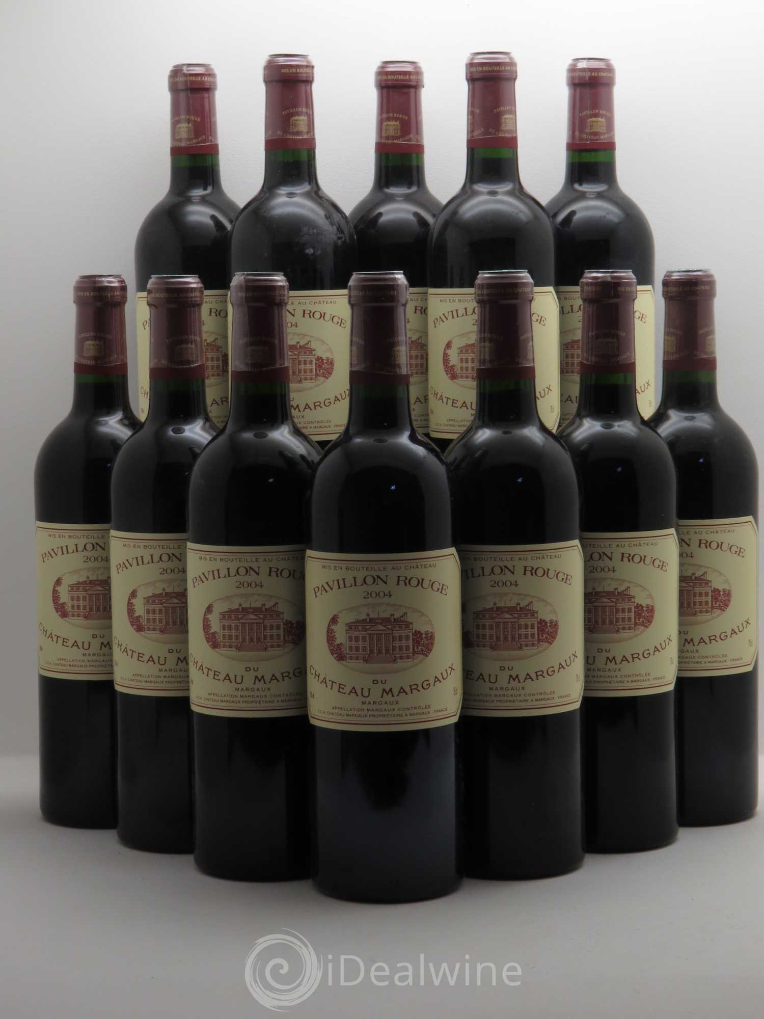 Pavillon Rouge du Château Margaux Second Vin 2004 - Lot de 12 bouteilles - 0