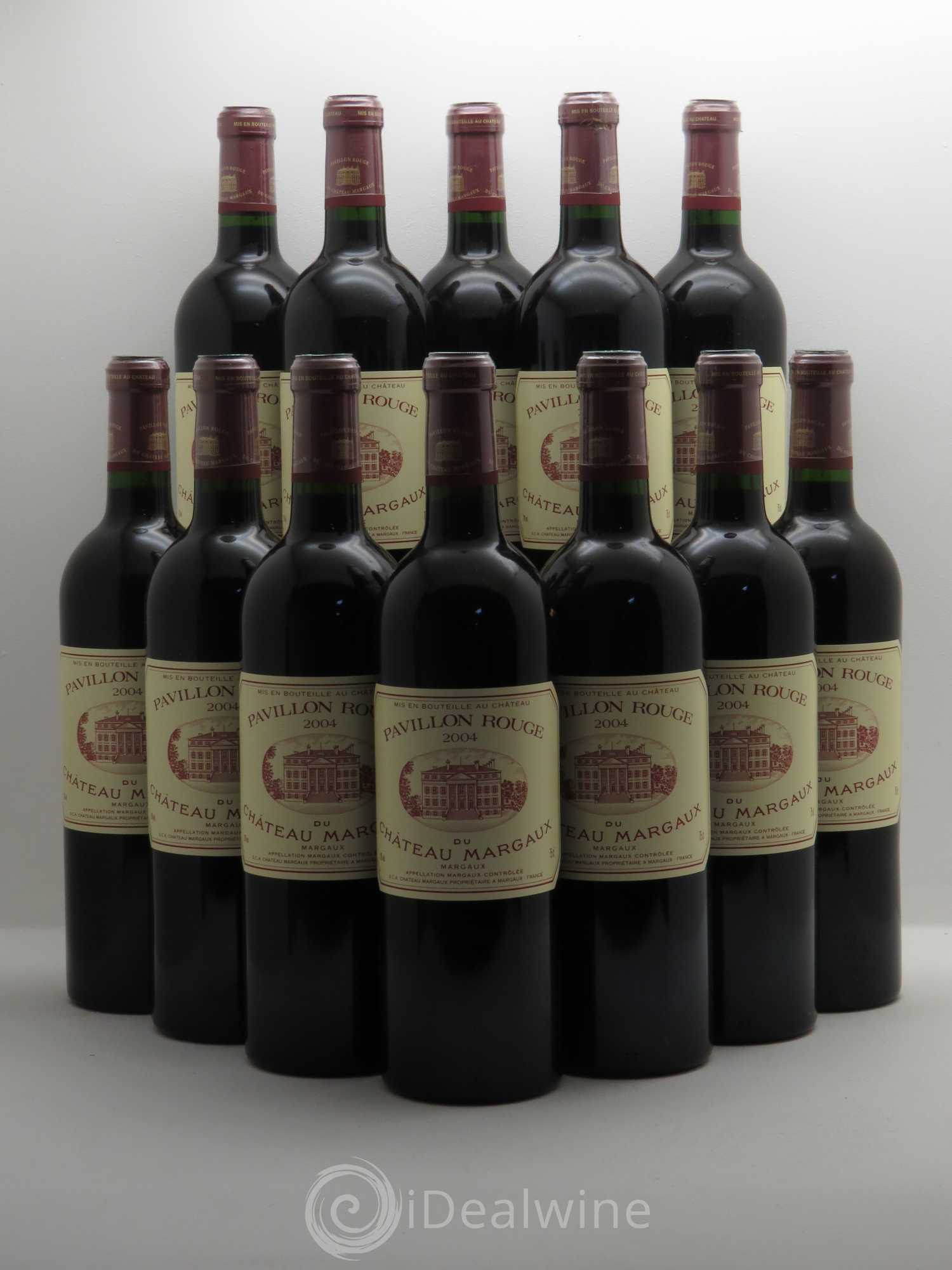 Pavillon Rouge du Château Margaux Second Vin 2004 - Lot de 12 bouteilles - 0