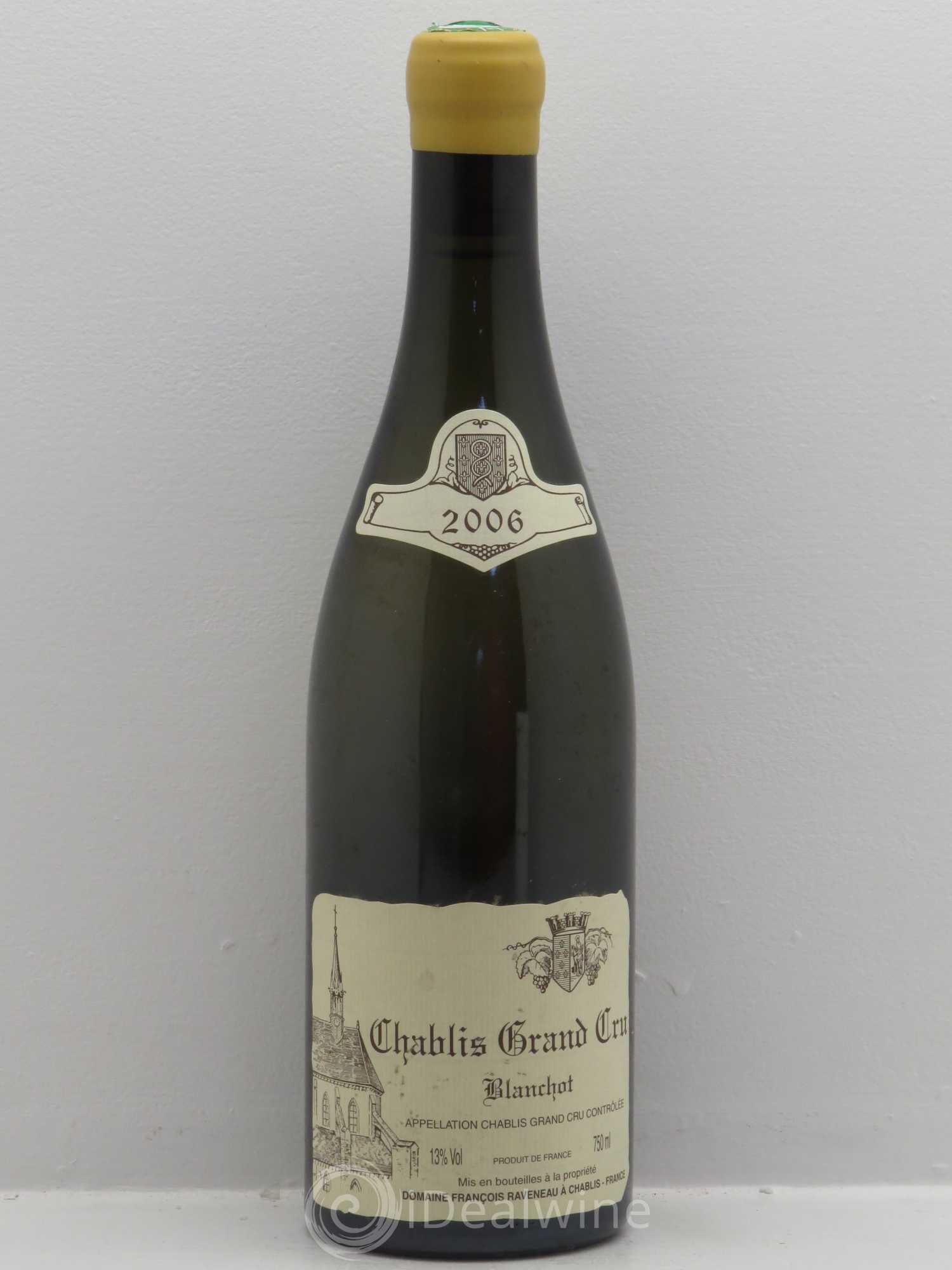 Chablis Grand Cru Blanchot Raveneau (Domaine) 2006 - Lot de 1 bouteille - 0