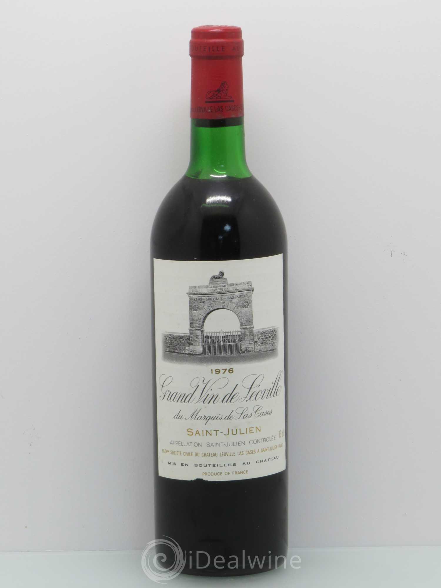 Château Léoville Las Cases 2ème Grand Cru Classé (sans prix de réserve) 1976 - Lot de 1 bouteille - 0