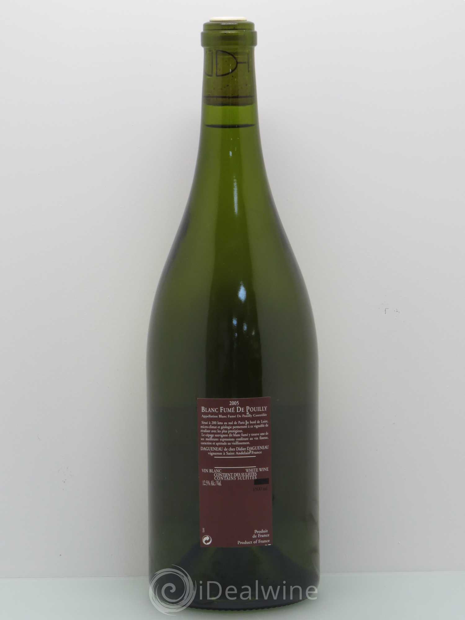 Vin de France (anciennement Pouilly-Fumé) Pur Sang Dagueneau (Domaine Didier - Louis-Benjamin) (senza prezzo di riserva) 2005 - Lotto di 1 magnum - 1