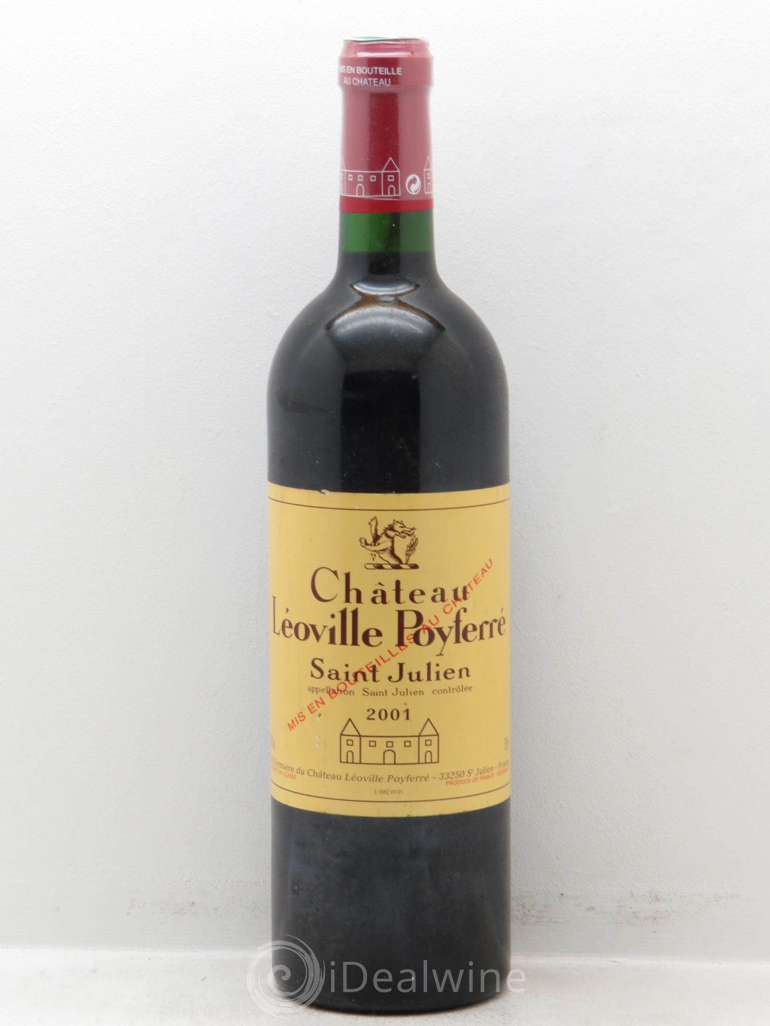 Château Léoville Poyferré 2ème Grand Cru Classé 2001 - Lot de 12 bouteilles - 0